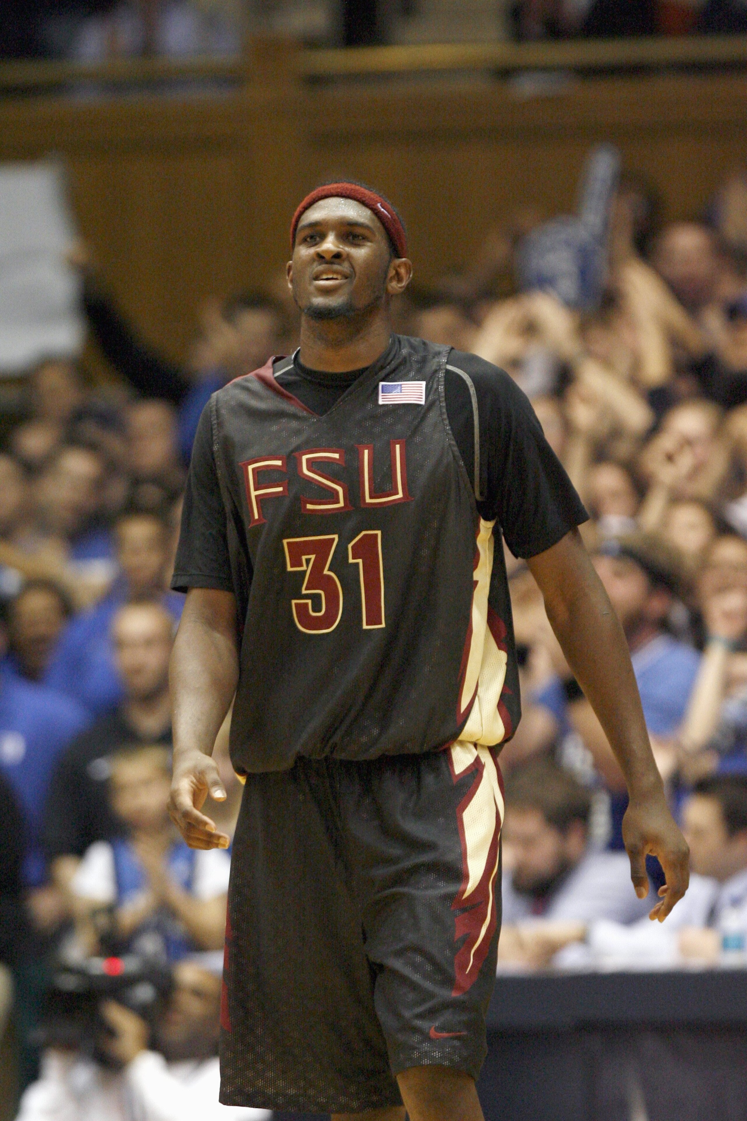 DURHAM, NC - MARCH 03:  Chris Singleton #31 of the Florida State Seminoles looks on against the Duke Blue Devils during the game on March 3, 2009 at Cameron Indoor Stadium in Durham, North Carolina.  (Photo by Kevin C. Cox/Getty Images)