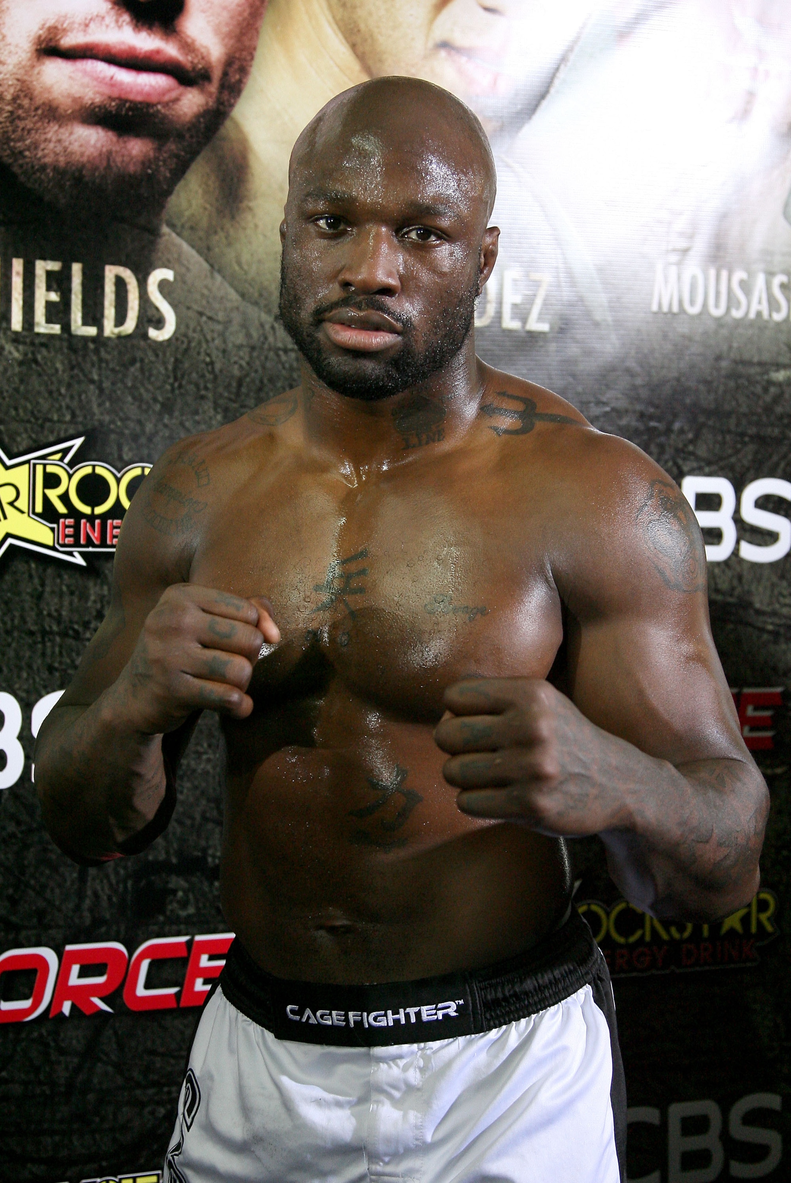 HOLLYWOOD - MARCH 17: Undefeated Light Heavyweight contender 'King Mo' Lawal attends the CBS' Strikeforce MMA Fighters Open Media Workout on March 17, 2010 in Hollywood, California. (Photo by Valerie Macon/Getty Images) HOLLYWOOD - MARCH 17: Undefeated Light Heavyweight contender 'King Mo' Lawal attends the CBS' Strikeforce MMA Fighters Open Media Workout on March 17, 2010 in Hollywood, California. (Photo by Valerie Macon/Getty Images)