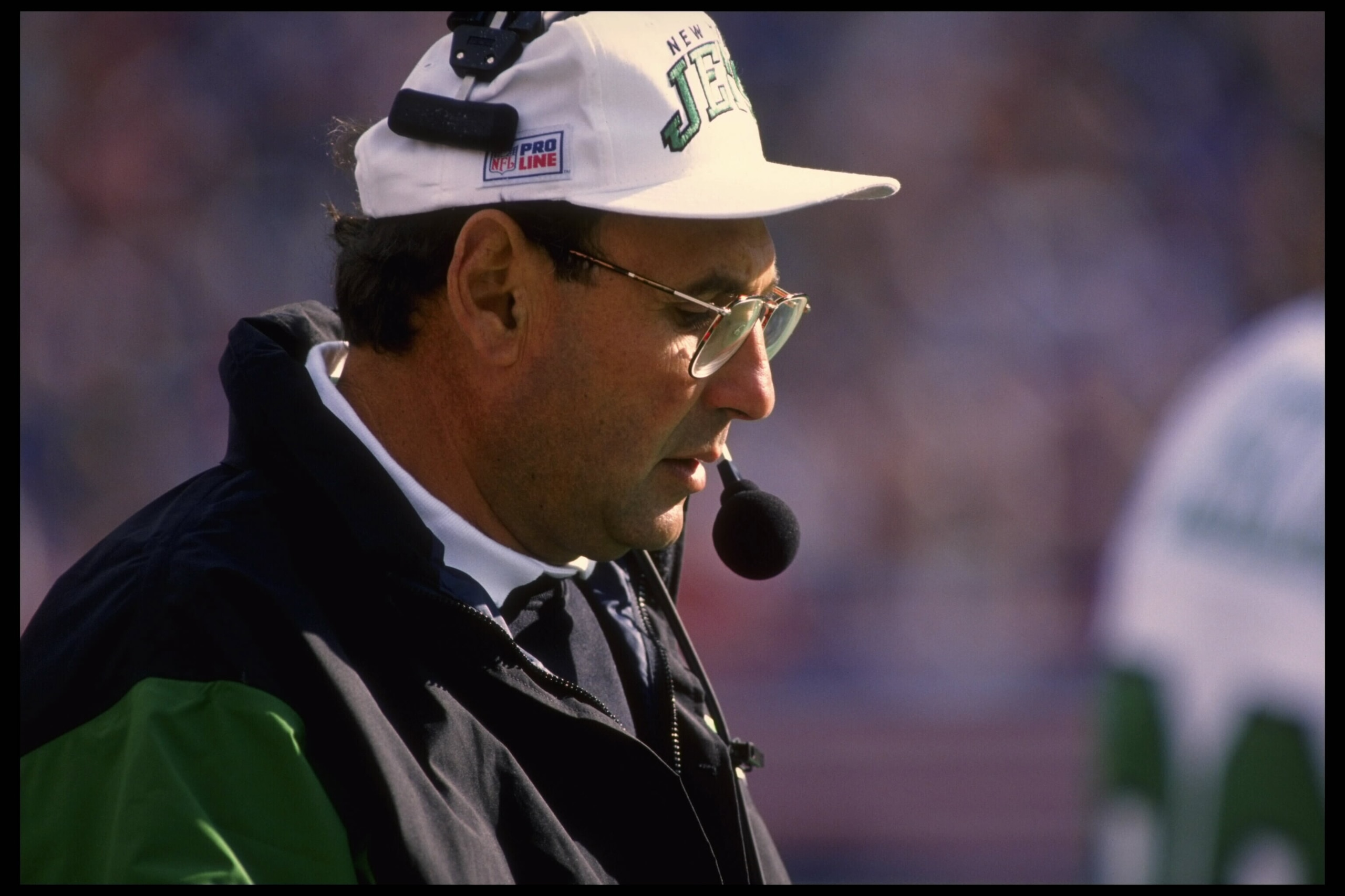 8 Oct 1995: Head coach Rich Kotite of the New York Jets on the sideline during the Jets 29-10 loss to the Buffalo Bills at Rich Stadium in Orchard Park, New York. Manadtory Credit: Rick Stewart/Allsport 8 Oct 1995: Head coach Rich Kotite of the New York Jets on the sideline during the Jets 29-10 loss to the Buffalo Bills at Rich Stadium in Orchard Park, New York. Manadtory Credit: Rick Stewart/Allsport