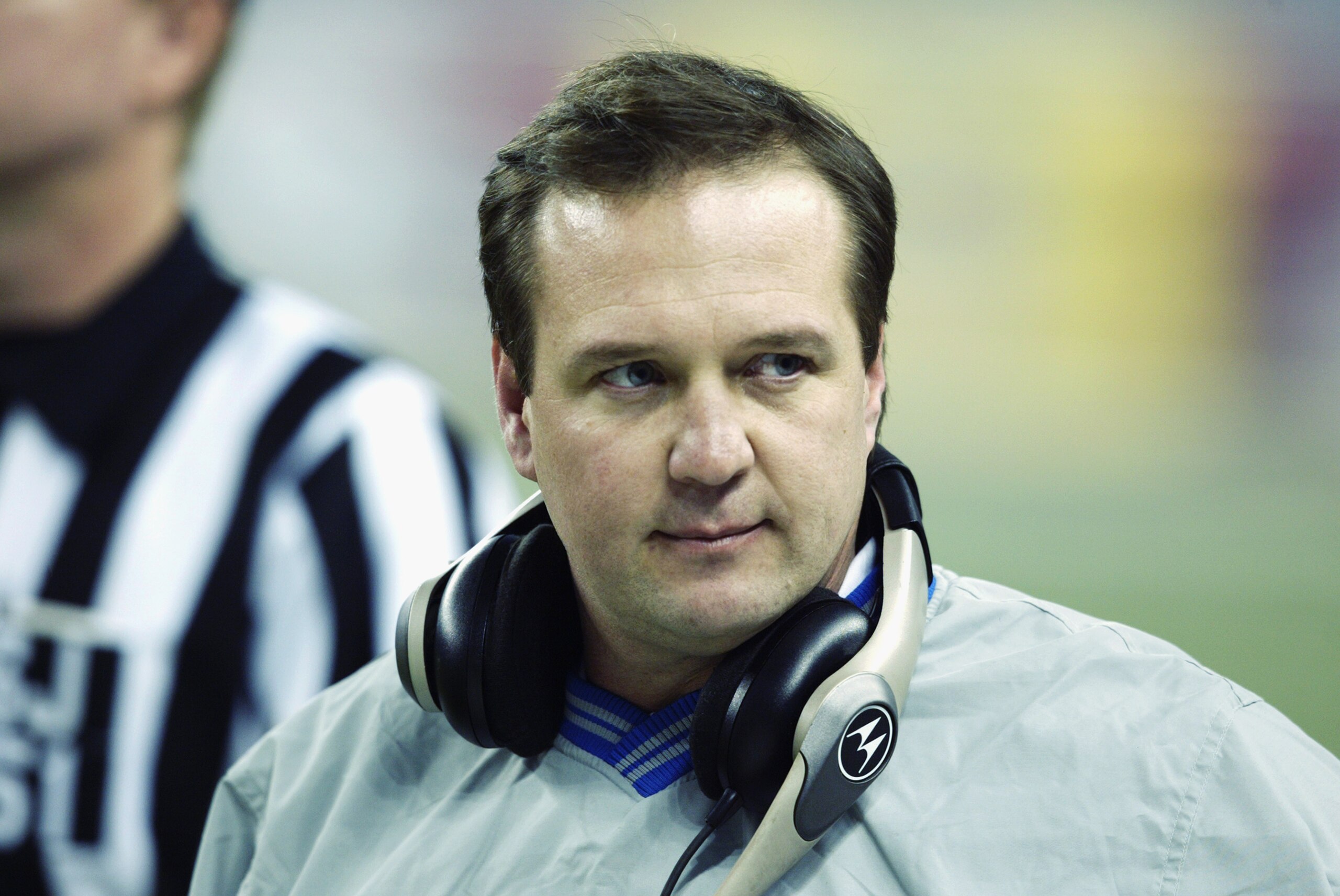 DETROIT- NOVEMBER 28: Marty Mornhinweg of the Detroit Lions looks towards an official during the NFL game against the New England Patriots at Ford Field on November 28, 2002 in Detroit, Michigan. The Patriots won the game, 20-12. (Photo by Tom Pidgeon/ DETROIT- NOVEMBER 28: Marty Mornhinweg of the Detroit Lions looks towards an official during the NFL game against the New England Patriots at Ford Field on November 28, 2002 in Detroit, Michigan. The Patriots won the game, 20-12. (Photo by Tom Pidgeon/