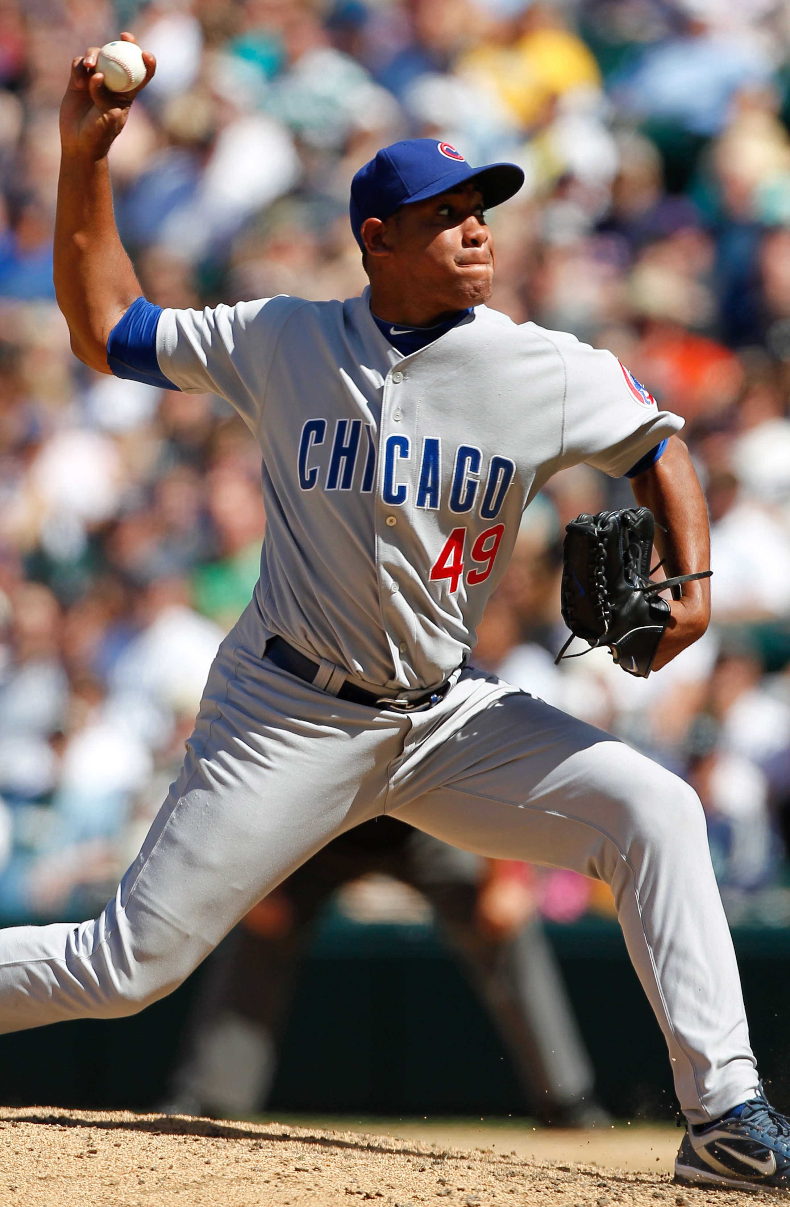 SEATTLE - JUNE 24: Relief pitcher Carlos Marmol #49 of the Chicago Cubs pitches against the Seattle Mariners at Safeco Field on June 24, 2010 in Seattle, Washington. (Photo by Otto Greule Jr/Getty Images) SEATTLE - JUNE 24: Relief pitcher Carlos Marmol #49 of the Chicago Cubs pitches against the Seattle Mariners at Safeco Field on June 24, 2010 in Seattle, Washington. (Photo by Otto Greule Jr/Getty Images)