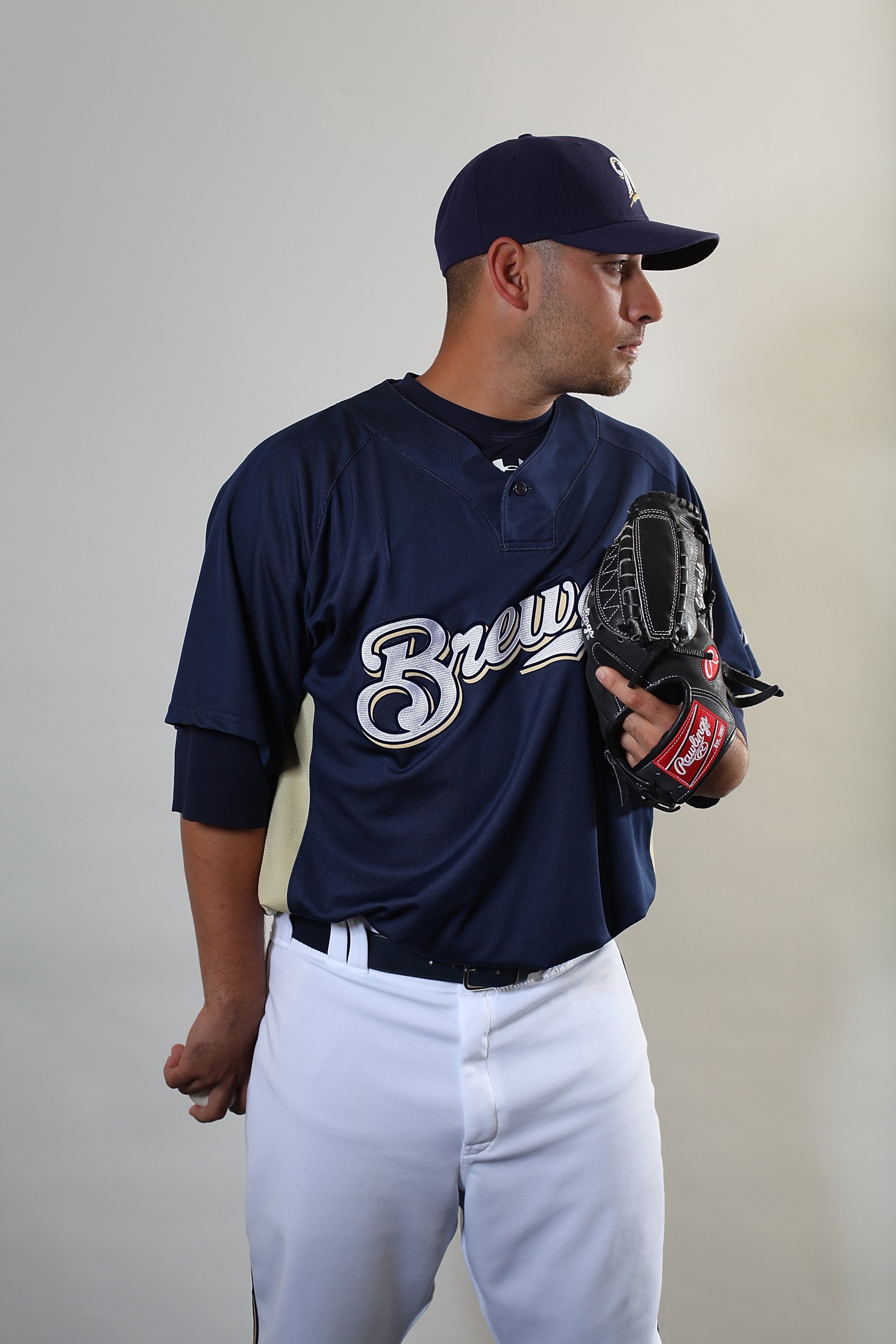 MARYVALE, AZ - MARCH 01: Marco Estrada #74 poses for a portrait during the Milwaukee Brewers Photo Day at the Maryvale Baseball Park on March 1, 2010 in Maryvale, Arizona. (Photo by Jonathan Ferrey/Getty Images) MARYVALE, AZ - MARCH 01: Marco Estrada #74 poses for a portrait during the Milwaukee Brewers Photo Day at the Maryvale Baseball Park on March 1, 2010 in Maryvale, Arizona. (Photo by Jonathan Ferrey/Getty Images)