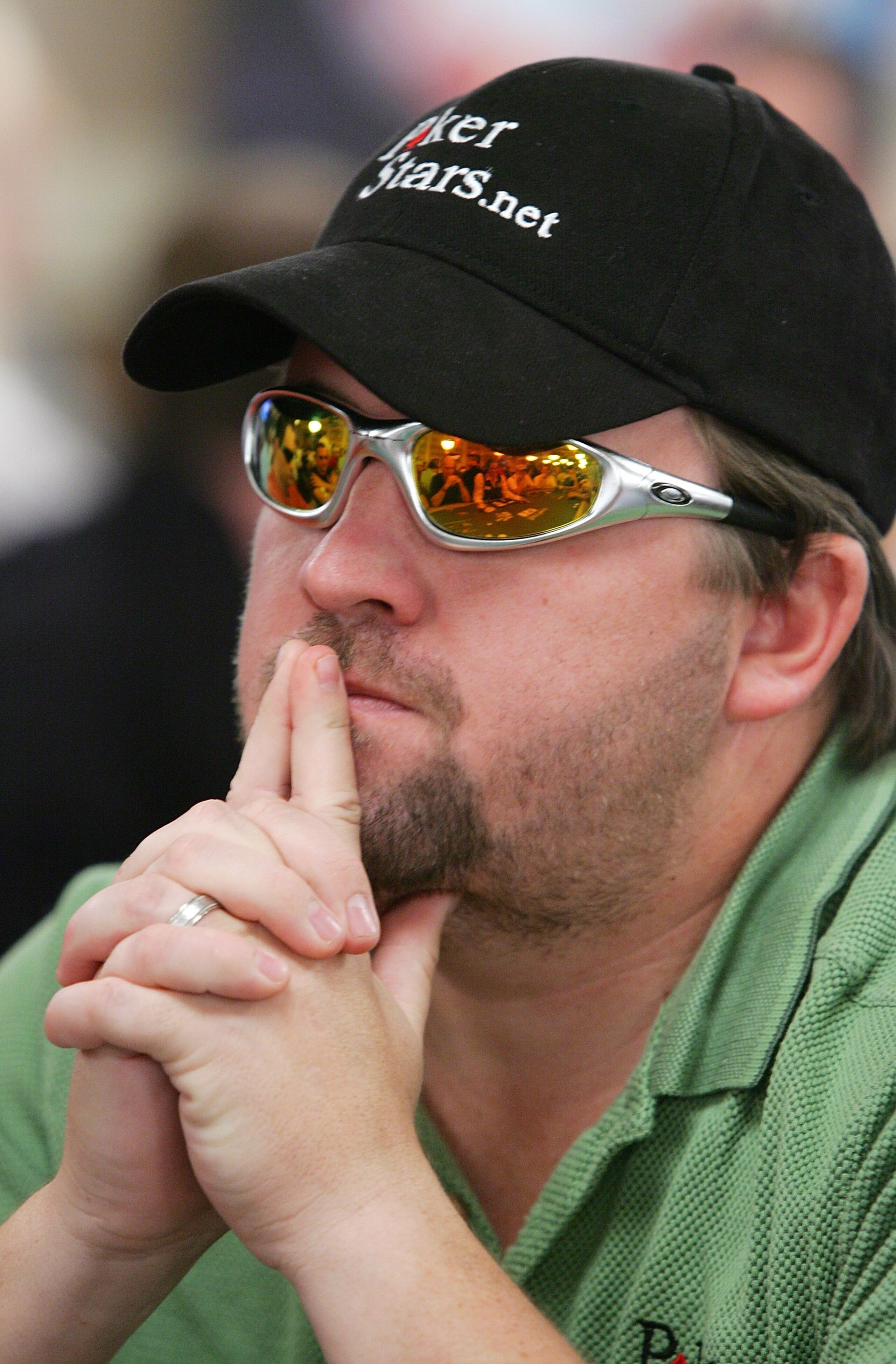 LAS VEGAS - JULY 31:  Chris Moneymaker, the 2004 World Series of Poker champion, competes on the fourth day of the first round of the WSOP no-limit Texas Hold 'em main event at the Rio Hotel & Casino July 31, 2006 in Las Vegas, Nevada. More than 8,700 pla