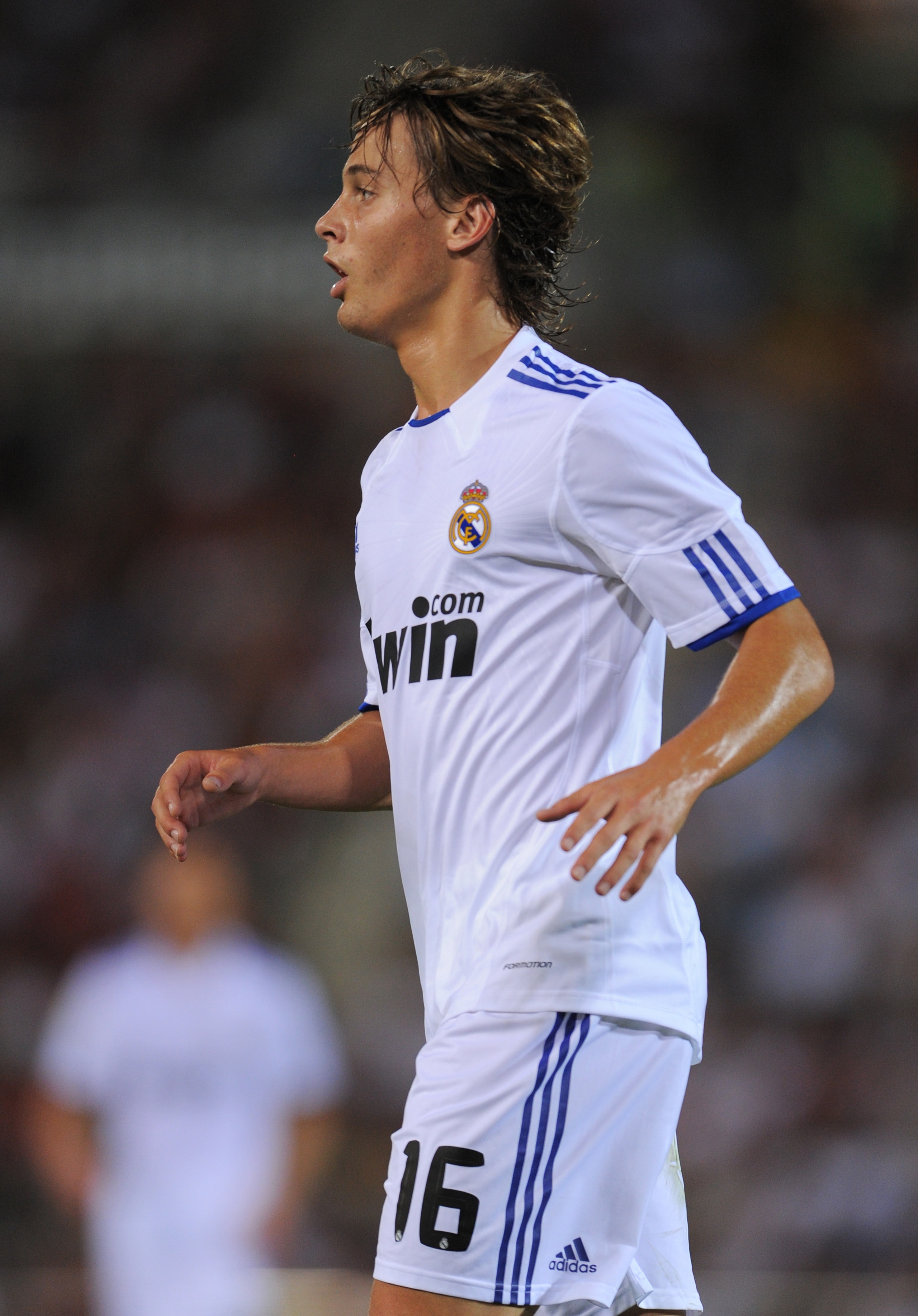 PALMA DE MALLORCA, SPAIN - AUGUST 29:  Sergio Canales of Real Madrid watches on during the La Liga match between Mallorca and Real Madrid at the ONO Estadio on August 29, 2010 in Palma de Mallorca, Spain. The match ended in a 0-0 draw.  (Photo by Jasper J