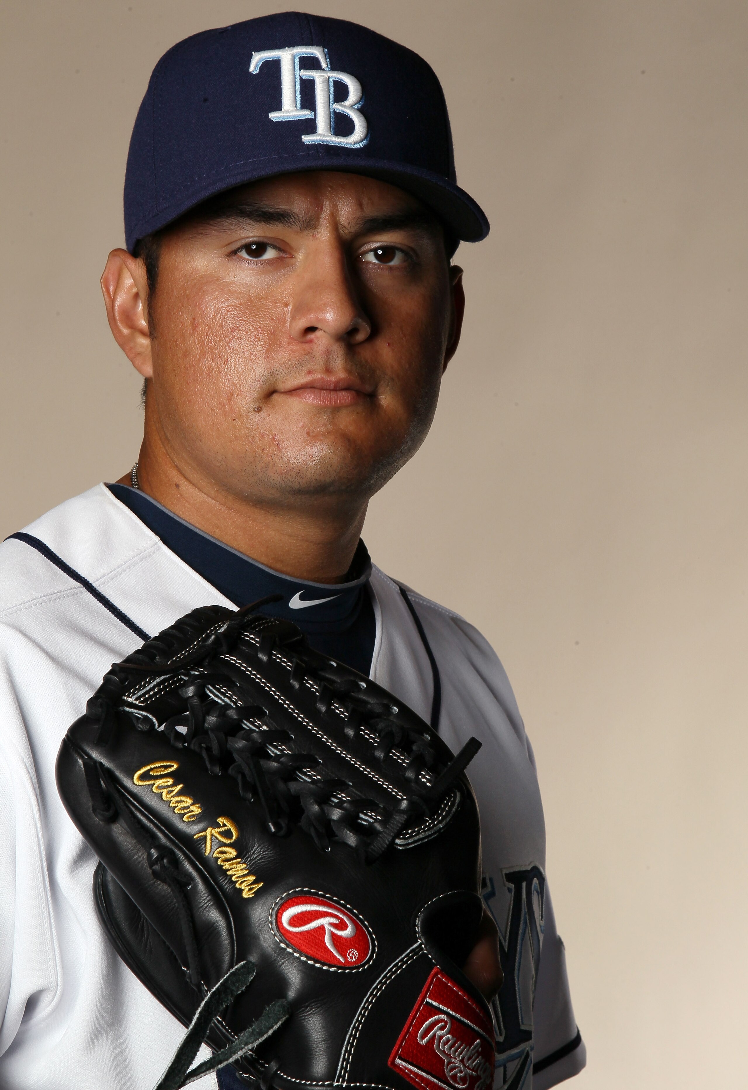 FT. MYERS, FL - FEBRUARY 22:  :  Cesar Ramos #55 of the Tampa Bay Rays poses for a portrait during the Tampa Bay Rays Photo Day on February 22, 2011 at the Charlotte Sports Complex in Port Charlotte, Florida.  (Photo by Elsa/Getty Images)