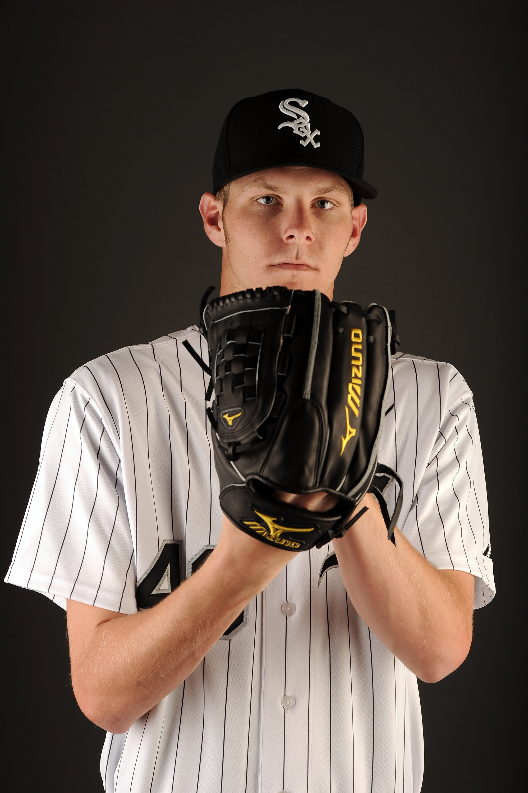 GLENDALE, AZ - FEBRUARY 26:  Chris Sale #49 of the Chicago White Sox poses for a photo on photo day at Camelback Ranch on February 26, 2011 in Glendale, Arizona.  (Photo by Harry How/Getty Images)