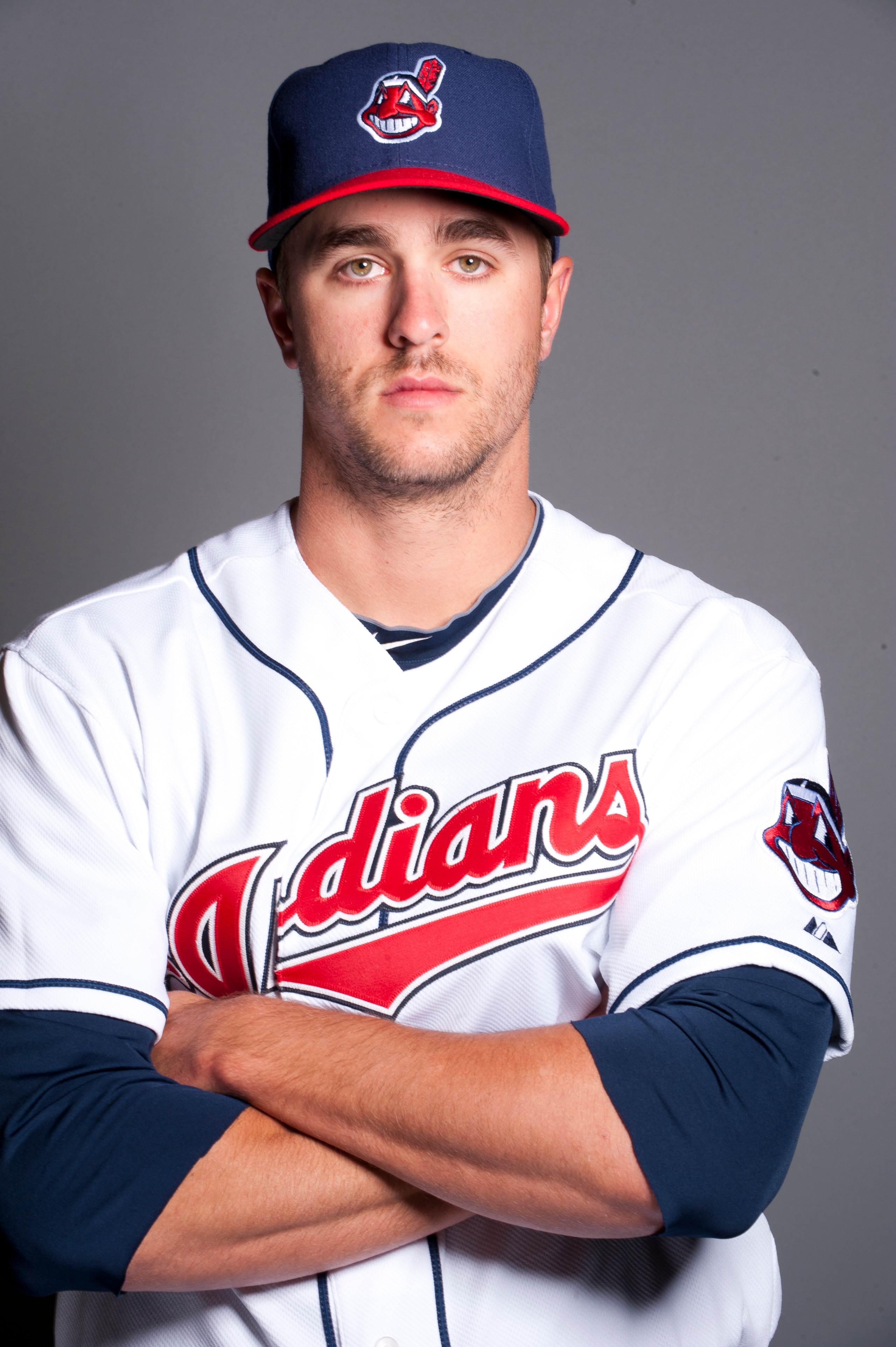 GOODYEAR, AZ - FEBRUARY 22: Lonnie Chisenhall #76 of the Cleveland Indians poses during their photo day at the Cleveland Indians Spring Training Complex on February 22, 2011 in Goodyear ,Arizona. (Photo by Rob Tringali/Getty Images) GOODYEAR, AZ - FEBRUARY 22: Lonnie Chisenhall #76 of the Cleveland Indians poses during their photo day at the Cleveland Indians Spring Training Complex on February 22, 2011 in Goodyear ,Arizona. (Photo by Rob Tringali/Getty Images)