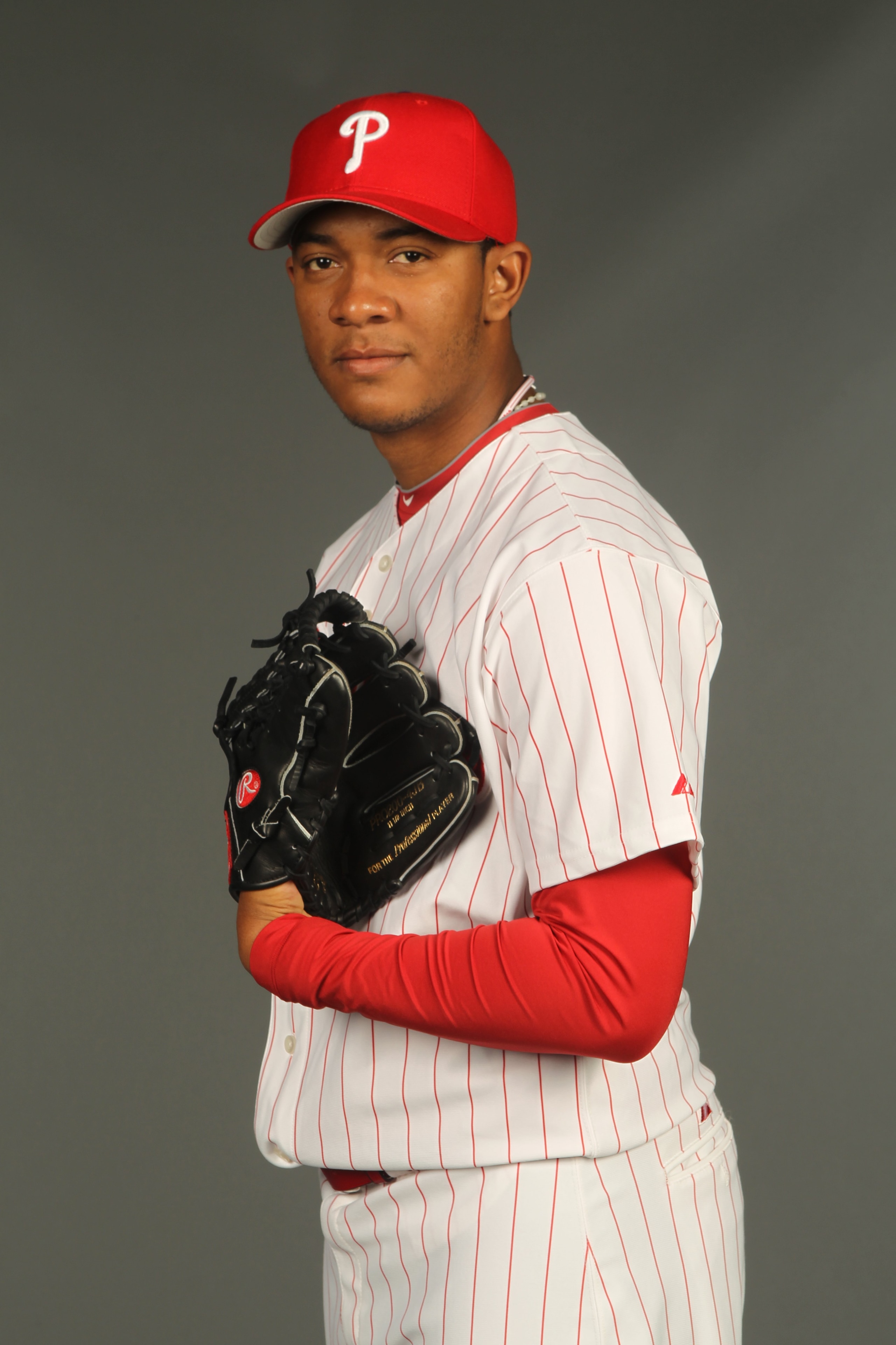 CLEARWATER, FL - FEBRUARY 24:  J.C. Ramirez #66 of the Philadelphia Phillies poses for a photo during Spring Training Media Photo Day at Bright House Networks Field on February 24, 2010 in Clearwater, Florida.  (Photo by Nick Laham/Getty Images)