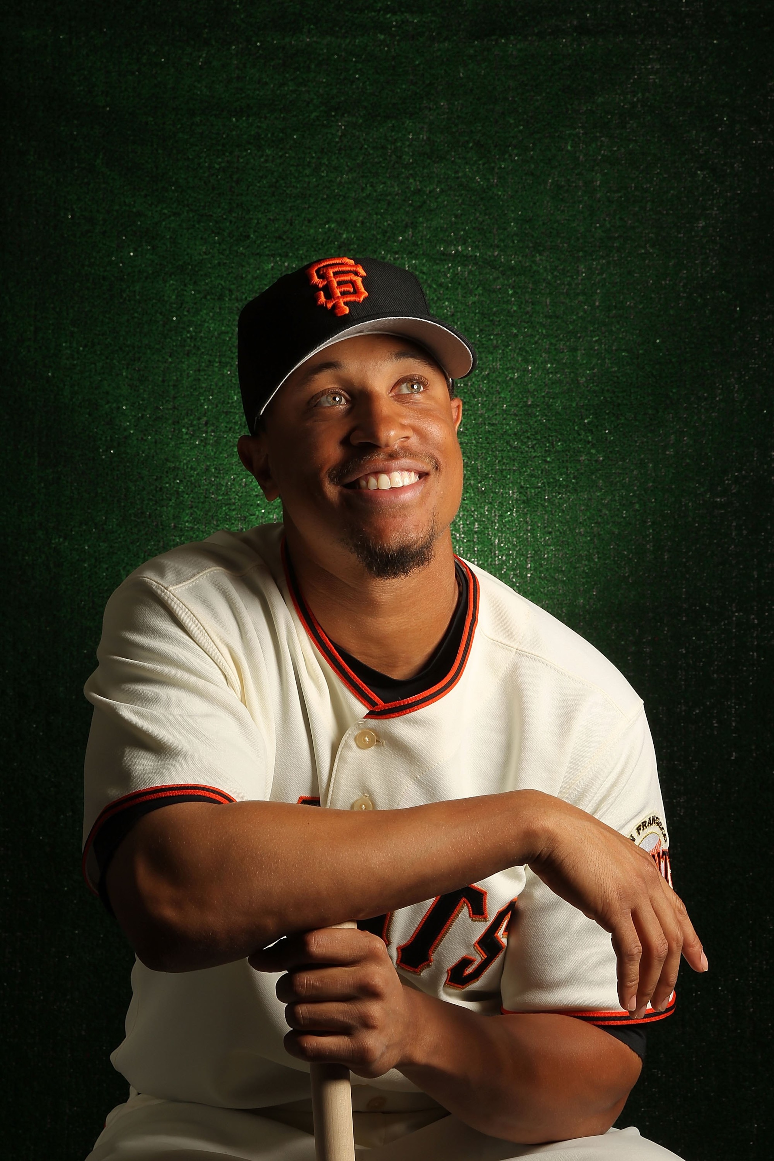SCOTTSDALE, AZ - FEBRUARY 28:  Emmanuel Burriss of the San Francisco Giants poses during media photo day on February 28, 2010 at Scottsdale Stadium in Scottsdale, Arizona.  (Photo by Jed Jacobsohn/Getty Images)