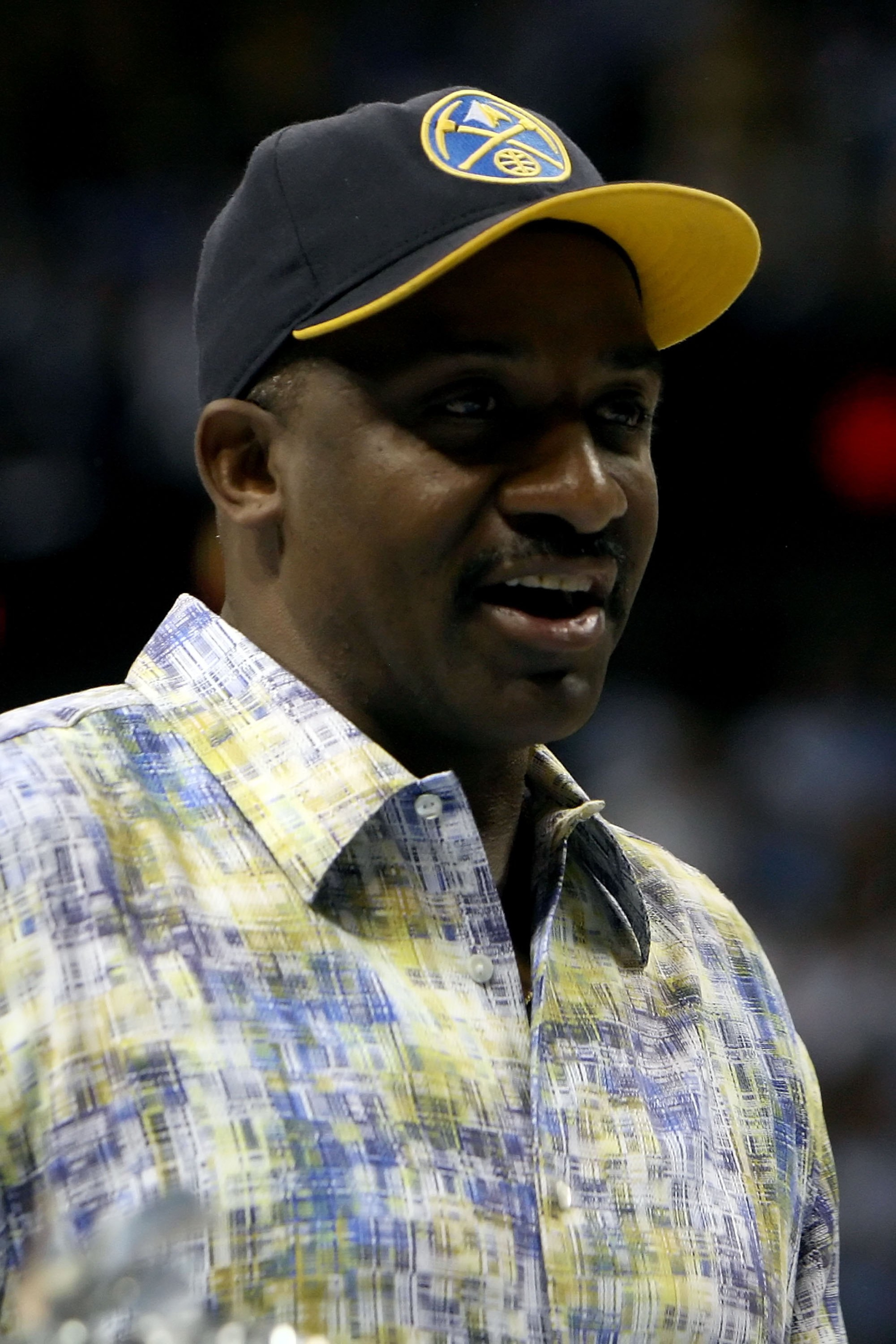 DENVER - MAY 23:  NBA legend David Thompson attends Game Three of the Western Conference Finals during the 2009 NBA Playoffs between the Denver Nuggets and the Los Angeles Lakers at Pepsi Center on May 23, 2009 in Denver, Colorado. NOTE TO USER: User expr
