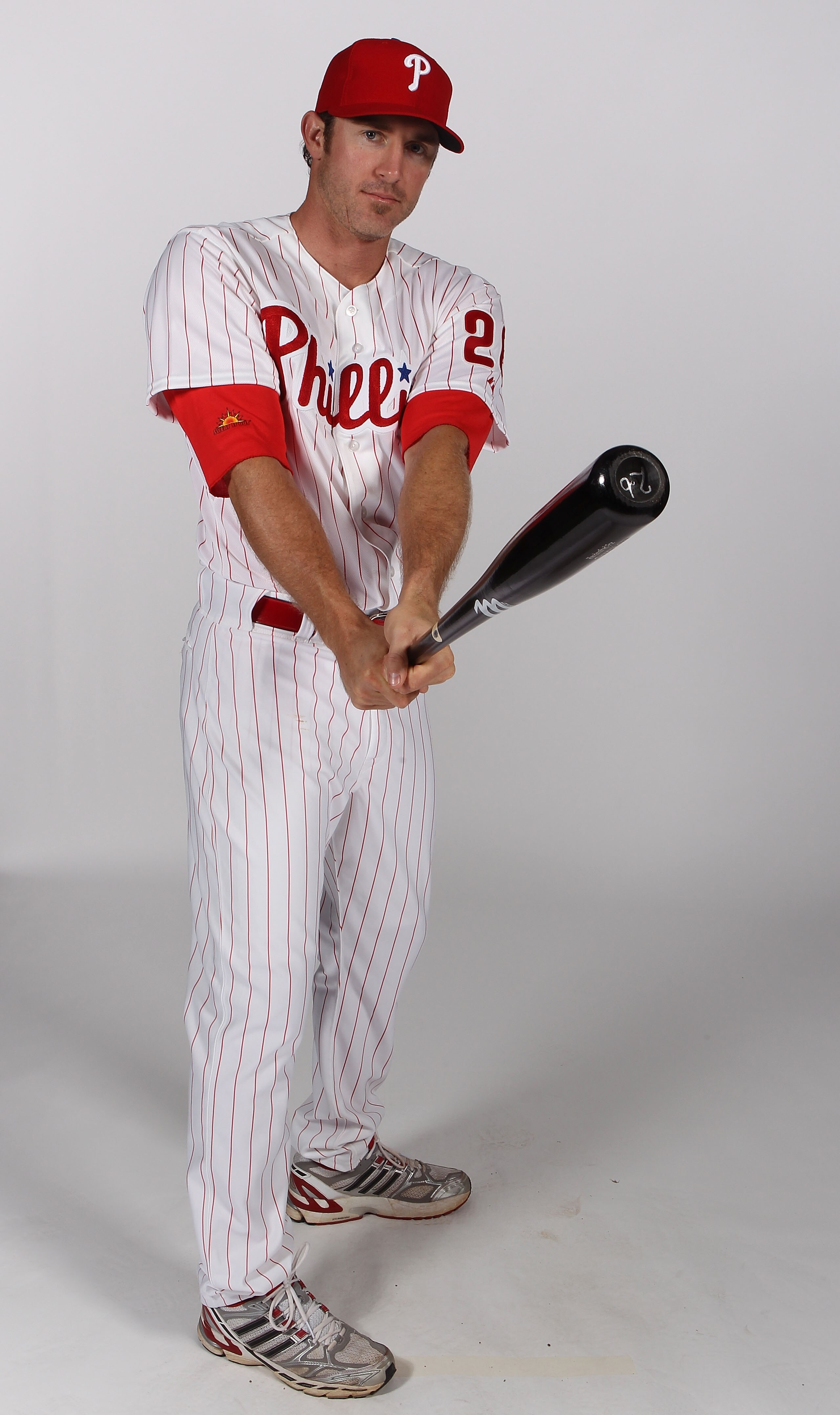 CLEARWATER, FL - FEBRUARY 22:  Chase Utley #26 of the Philadelphia Phillies poses for a photo during Spring Training Media Photo Day at Bright House Networks Field on February 22, 2011 in Clearwater, Florida.  (Photo by Nick Laham/Getty Images)