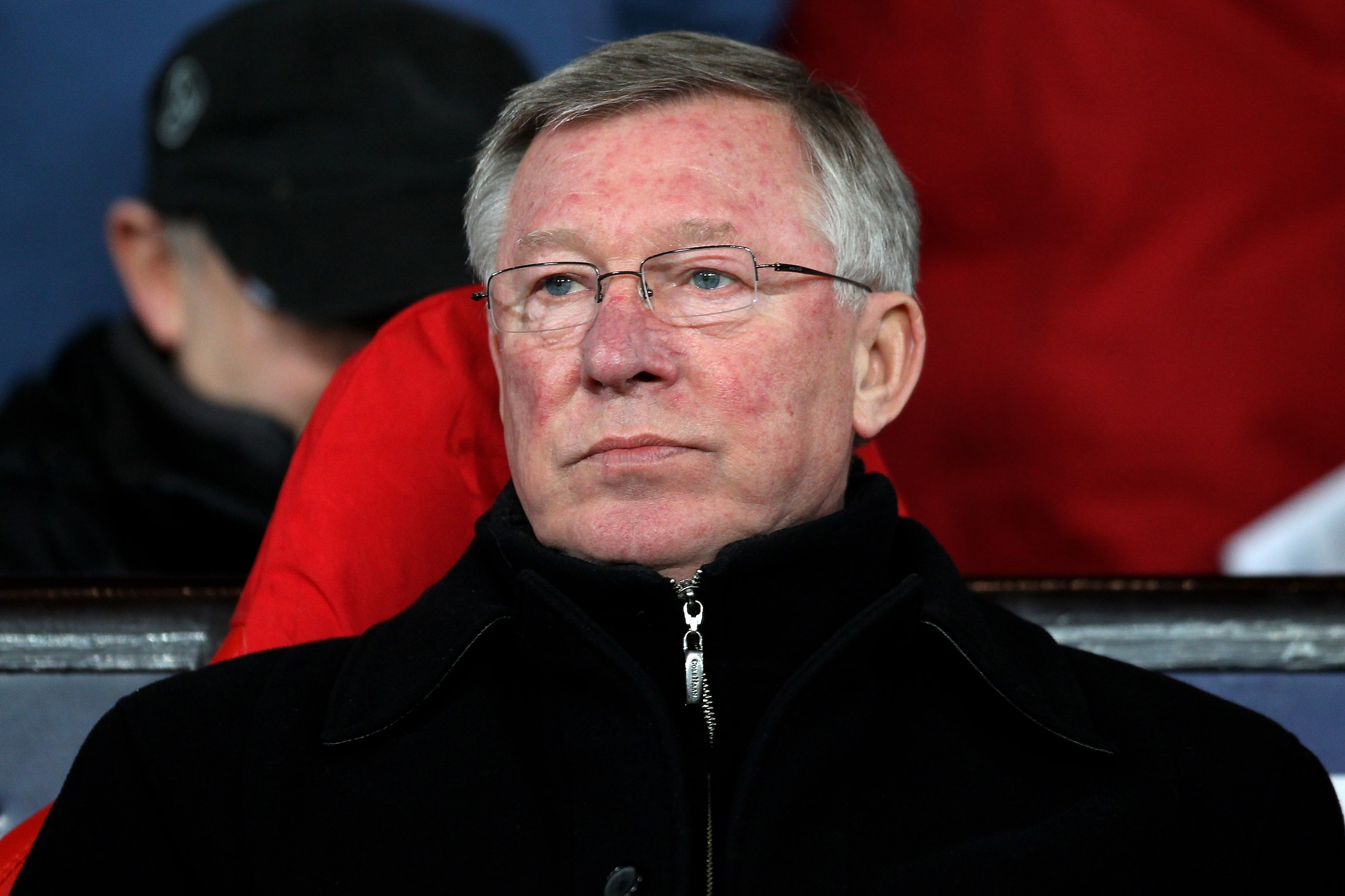 MANCHESTER, ENGLAND - MARCH 15:  Sir Alex Ferguson manager of United during the UEFA Champions League round of 16 second leg match between Manchester United and Marseille at Old Trafford on March 15, 2011 in Manchester, England.  (Photo by Alex Livesey/Ge
