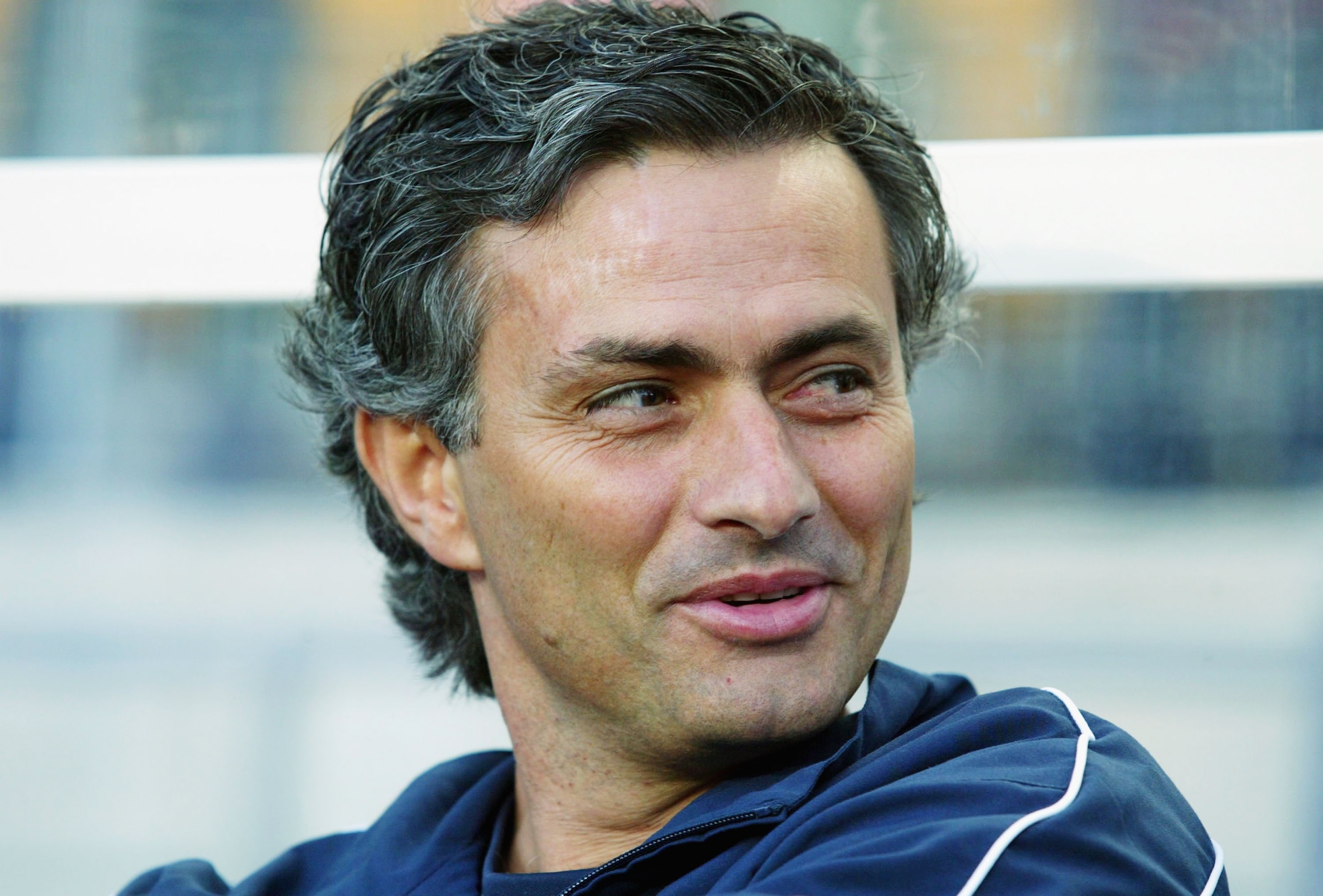 SUWON SOUTH KOREA - MAY 20: Chelsea coach, Jose Mourhino, looks on during a friendly match between Chelsea and Suwon Samsung Bluewings on May 20, 2005 in Suwon, South Korea. Chelsea won 1-0. (Photo by Chung Sung-Jun/Getty Images)