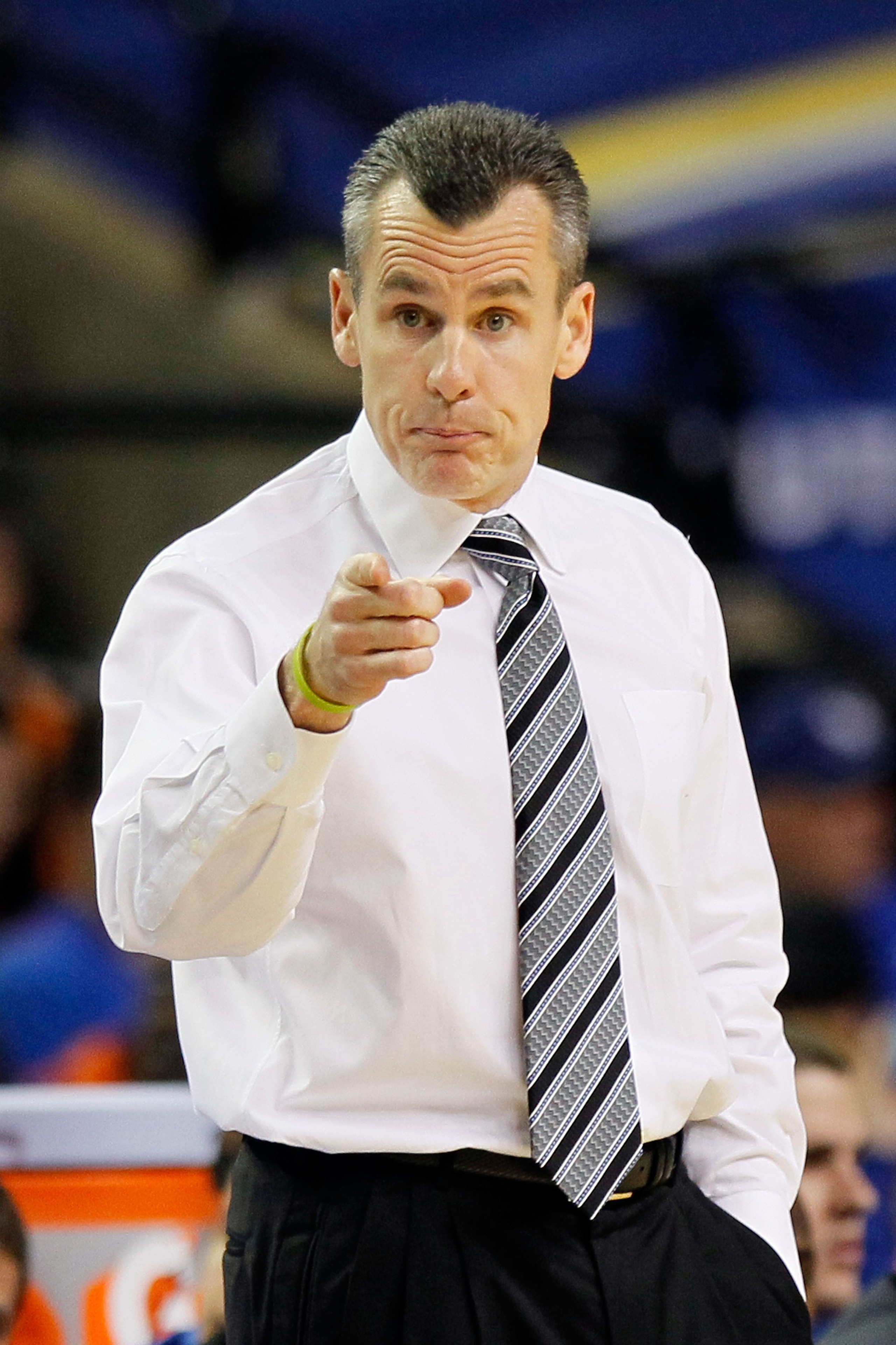 ATLANTA, GA - MARCH 11:  Head coach Billy Donovan of the Florida Gators gestures during their game against the Tennessee Volunteers during the quarterfinals of the SEC Men's Basketball Tournament at Georgia Dome on March 11, 2011 in Atlanta, Georgia.  (Ph