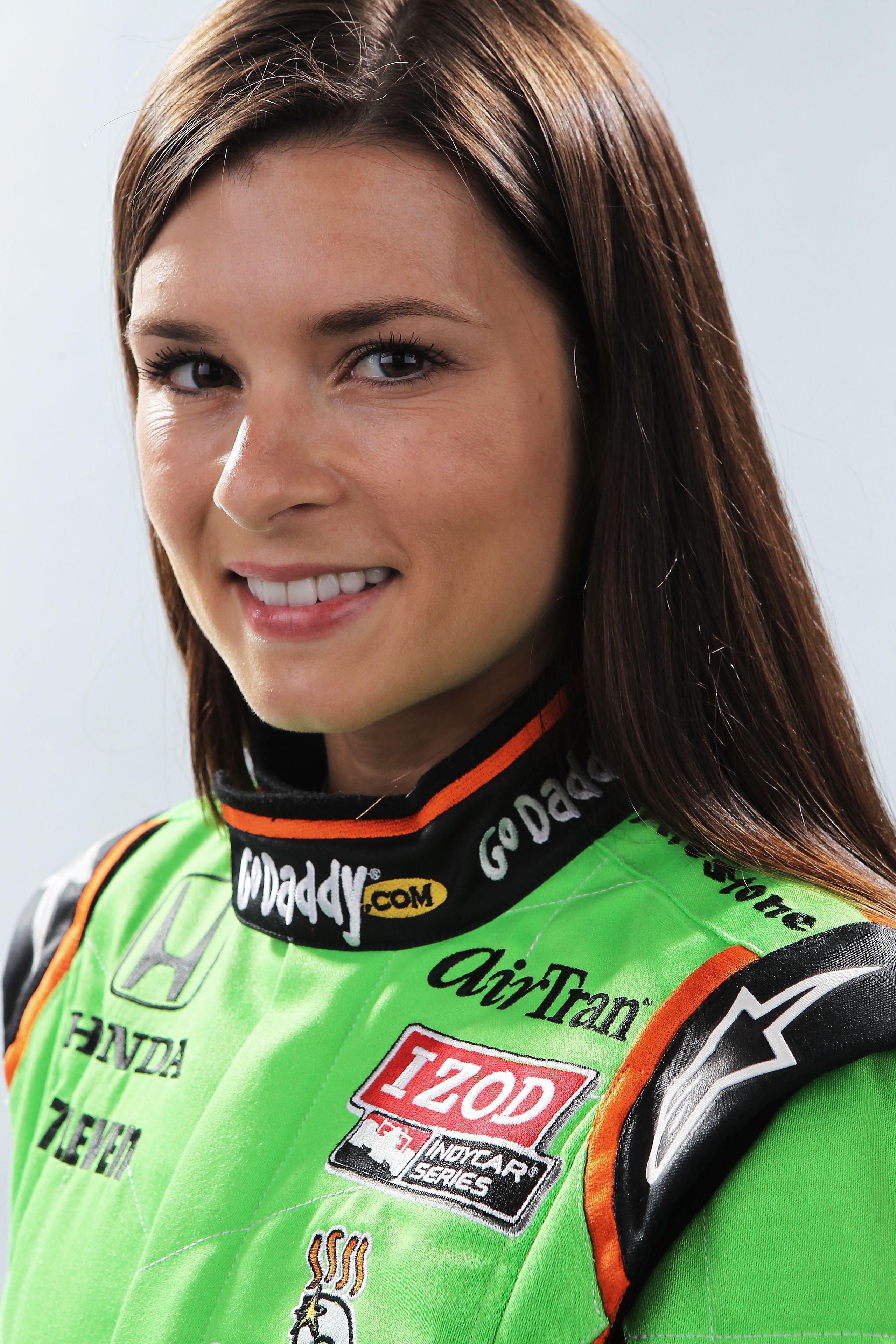 BIRMINGHAM, AL - MARCH 13:  Danica Patrick, driver of the #7 Andretti Motorsport Team GoDaddy.com Dallara Honda poses during the IRL Indy Car Series Media Day at Barber Motorsports Park on March 13, 2011 in Birmingham, Alabama.  (Photo by Nick Laham/Getty