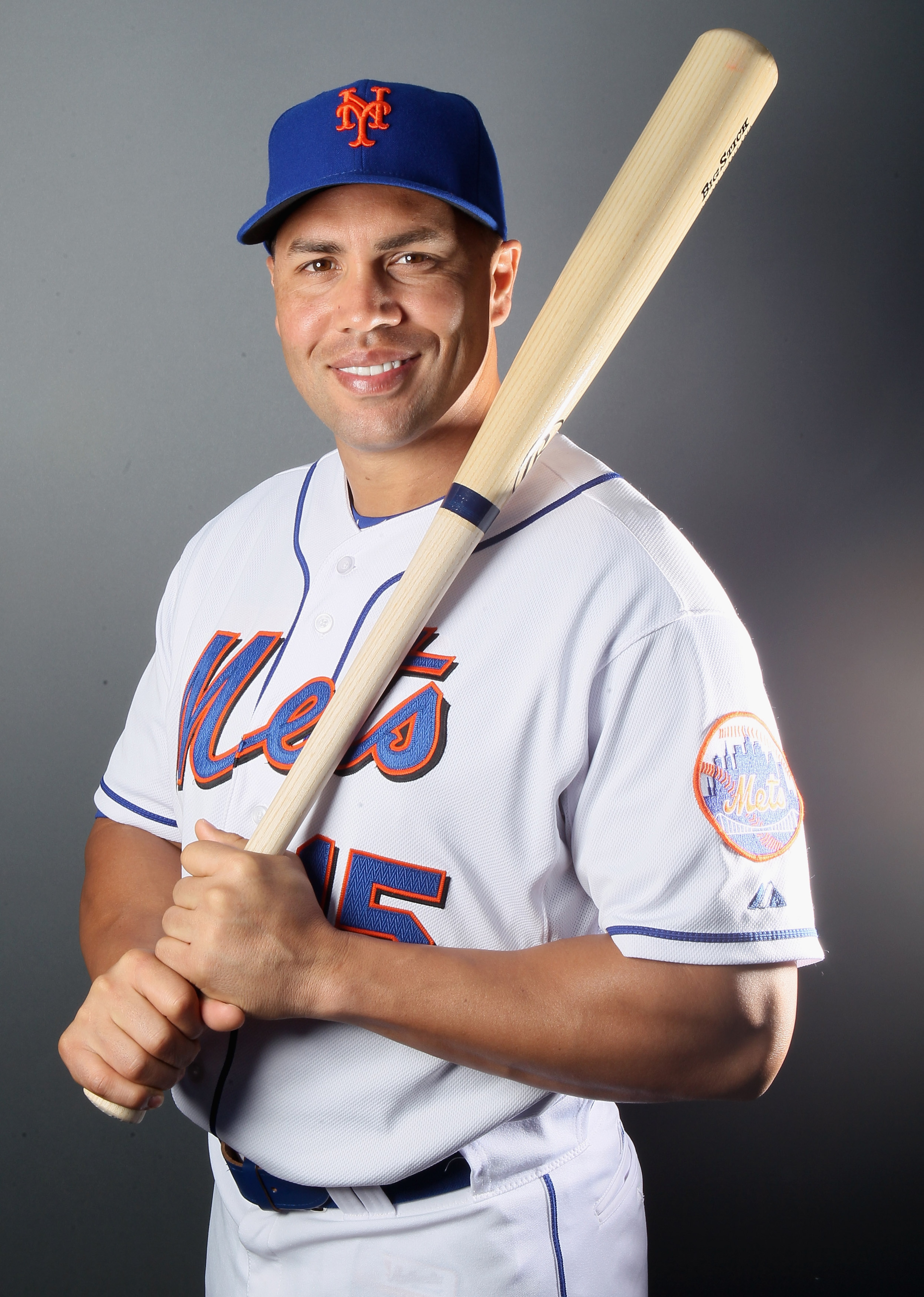 PORT ST. LUCIE, FL - FEBRUARY 24:  RY 24:  RY 24:  Carlos Beltran #15 of the New York Mets poses for a portrait during the New York Mets Photo Day on February 24, 2011 at Digital Domain Park in Port St. Lucie, Florida.  (Photo by Elsa/Getty Images)