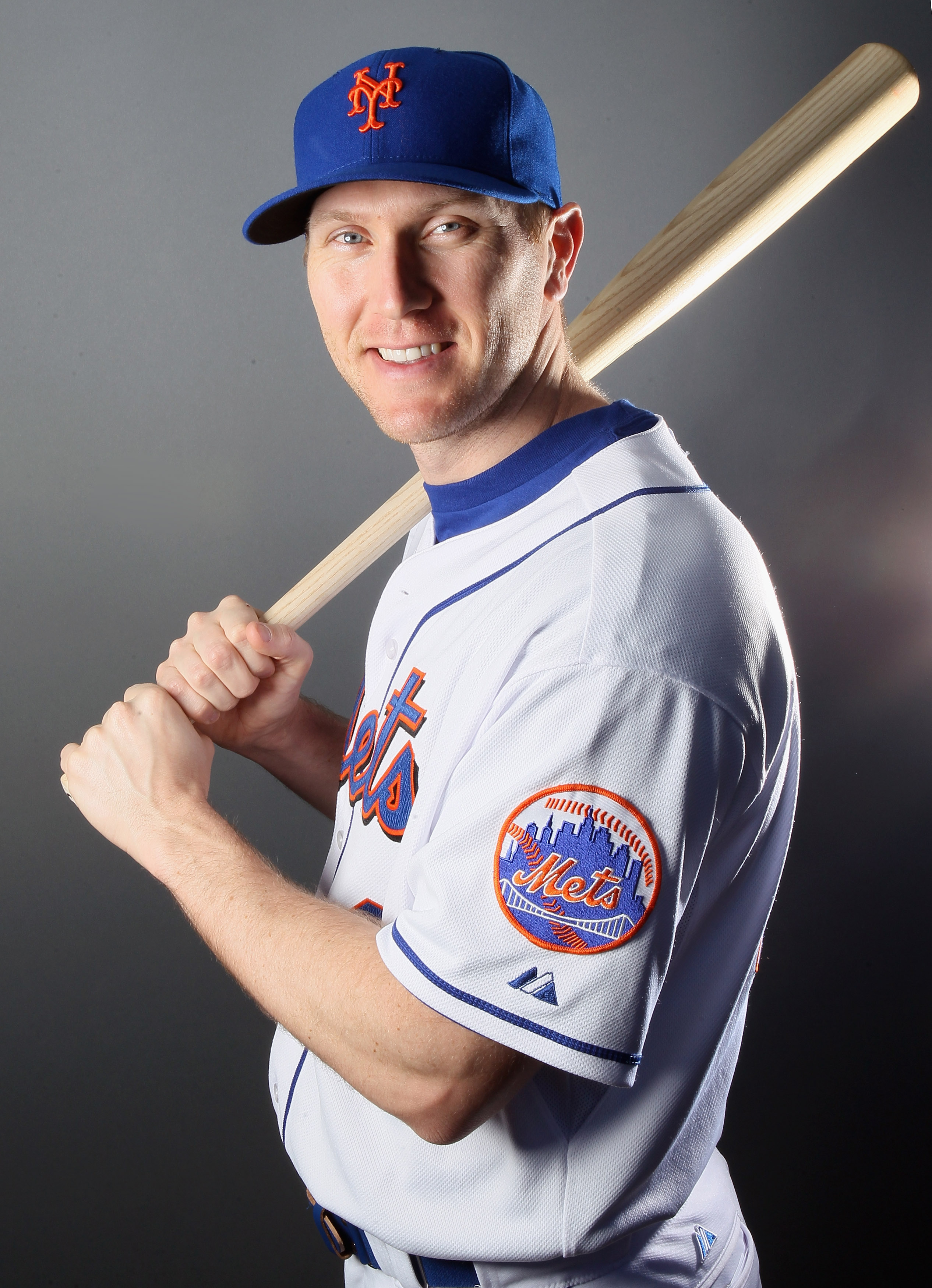 New York Mets outfielder Jason Bay #44 during a game against the