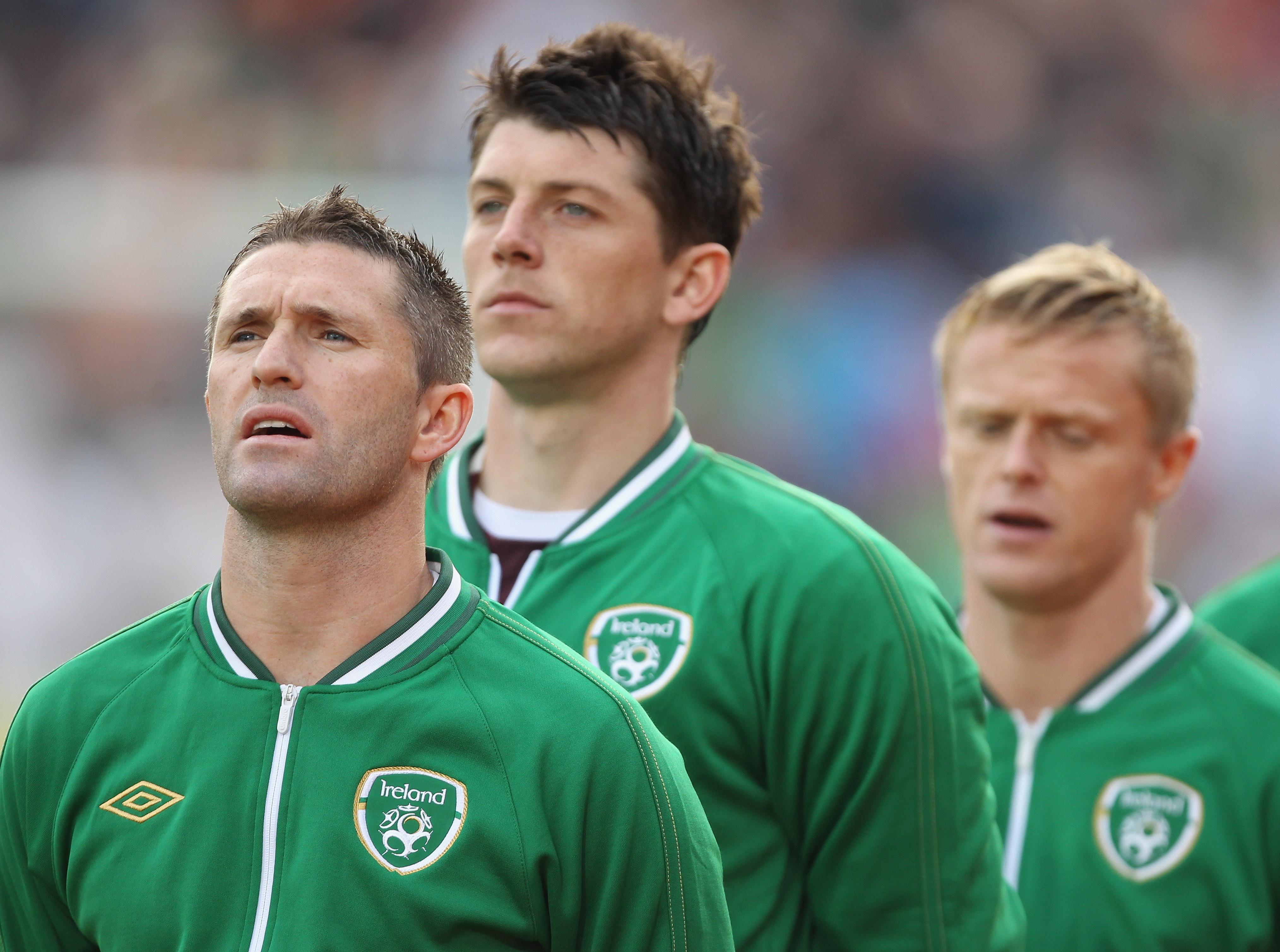 DUBLIN, IRELAND - MAY 28: Robbie Keane of Republic of Ireland looks on during the International Friendly match between Republic of Ireland and Algeria at the Royal Dublin Society Main Arena on May 28, 2010 in Dublin, Ireland. (Photo by Ian Walton/Getty