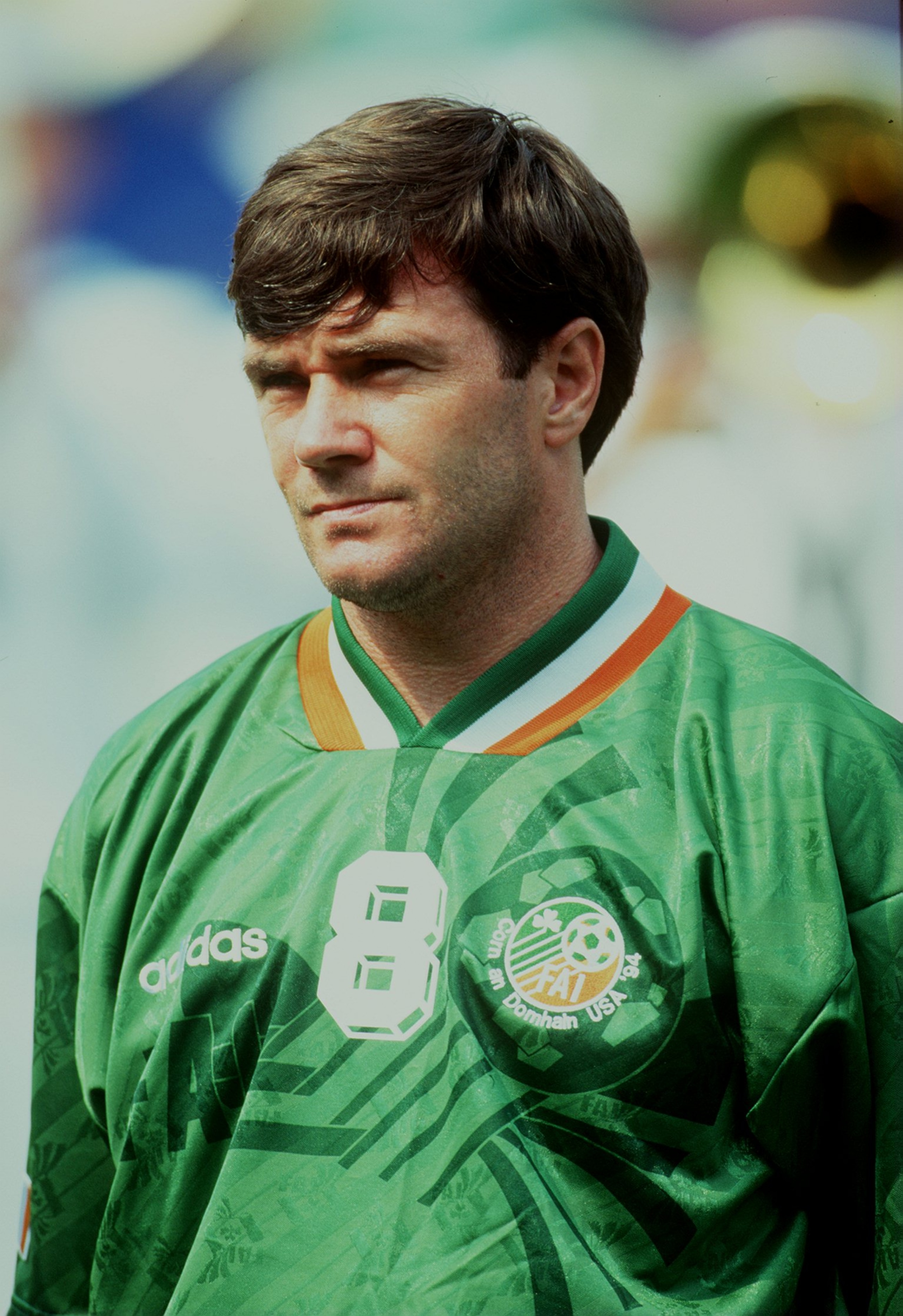 18 JUL 1994: A PORTRAIT OF RAY HOUGHTON OF THE REPUBLIC OF IRELAND TAKEN BEFORE THE WORLD CUP FIRST PHASE MATCH AGAINST ITALY IN THE GIANTS STADIUM IN NEW JERSEY WHICH THE REPUBLIC OF IRELAND WON 1 - 0. Mandatory Credit: David Cannon/ALLSPORT 18 JUL 1994: A PORTRAIT OF RAY HOUGHTON OF THE REPUBLIC OF IRELAND TAKEN BEFORE THE WORLD CUP FIRST PHASE MATCH AGAINST ITALY IN THE GIANTS STADIUM IN NEW JERSEY WHICH THE REPUBLIC OF IRELAND WON 1 - 0. Mandatory Credit: David Cannon/ALLSPORT