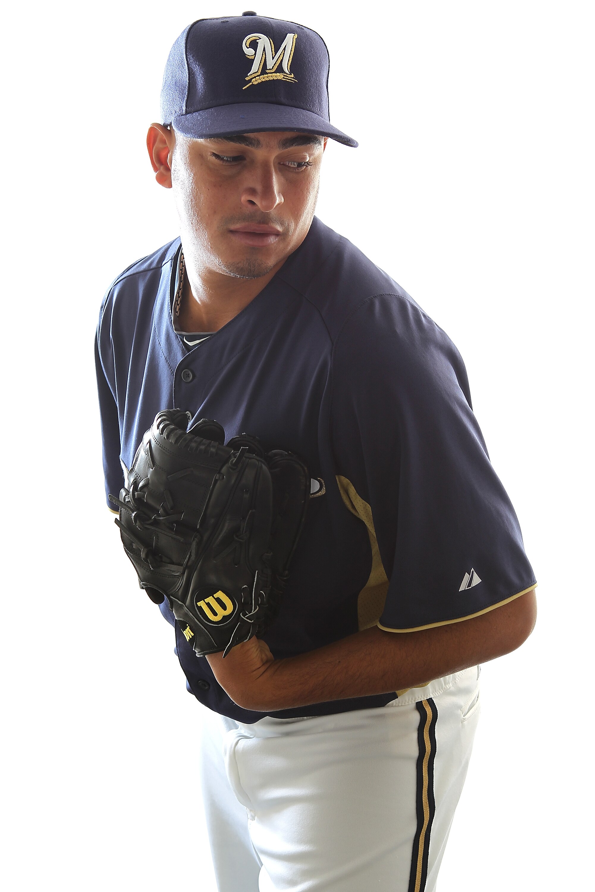 MARYVALE, AZ - FEBRUARY 24:  Amaury Rivas #47 of the Milwaukee Brewers poses for a portrait during Spring Training Media Day on February 24, 2011 at Maryvale Stadium in Maryvale, Arizona.  (Photo by Jonathan Ferrey/Getty Images)