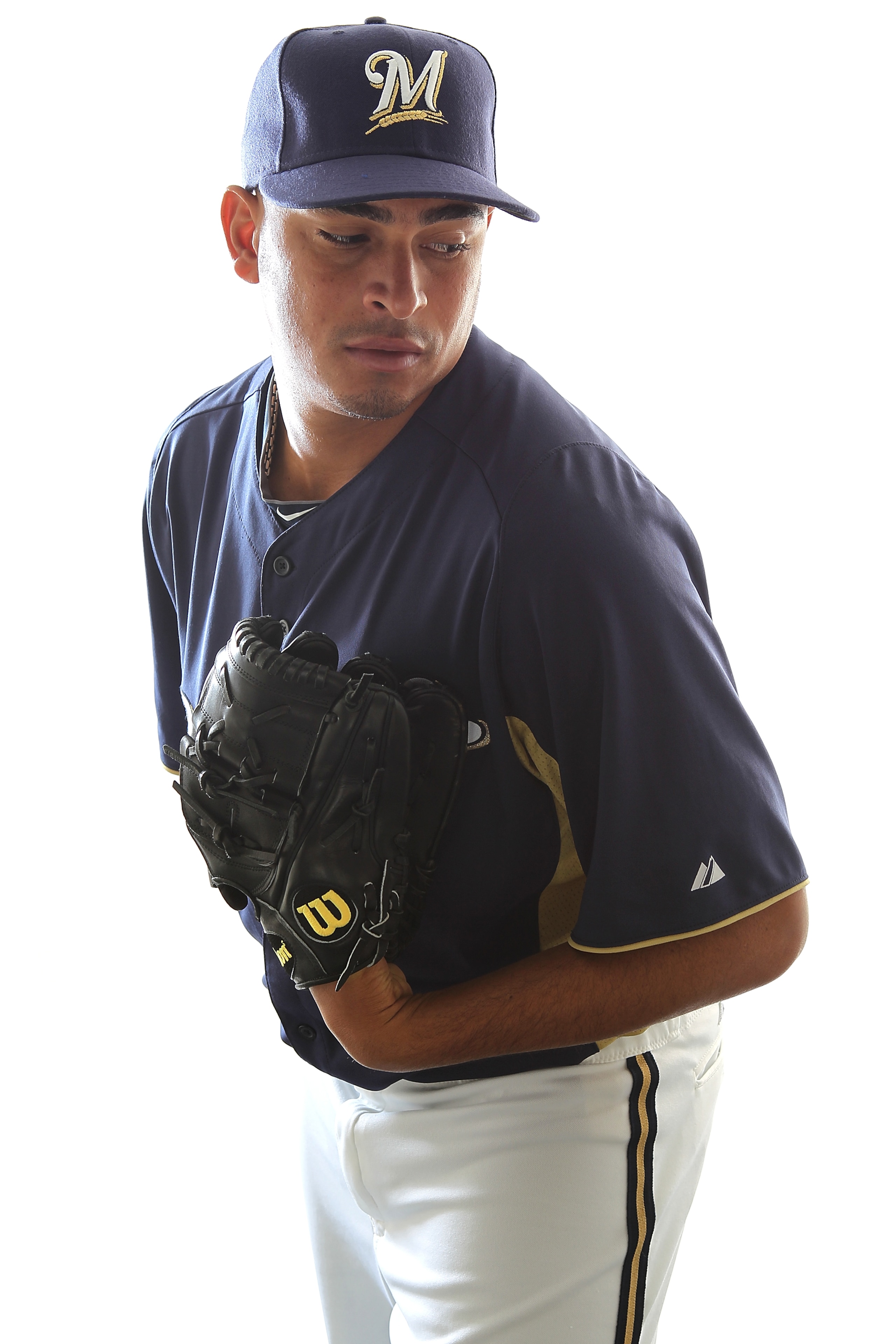 MARYVALE, AZ - FEBRUARY 24:  Amaury Rivas #47 of the Milwaukee Brewers poses for a portrait during Spring Training Media Day on February 24, 2011 at Maryvale Stadium in Maryvale, Arizona.  (Photo by Jonathan Ferrey/Getty Images)