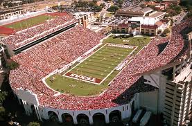 Maybe it's the open end zone that lets out the noise, but Texas fans won't like not being in the top ten.