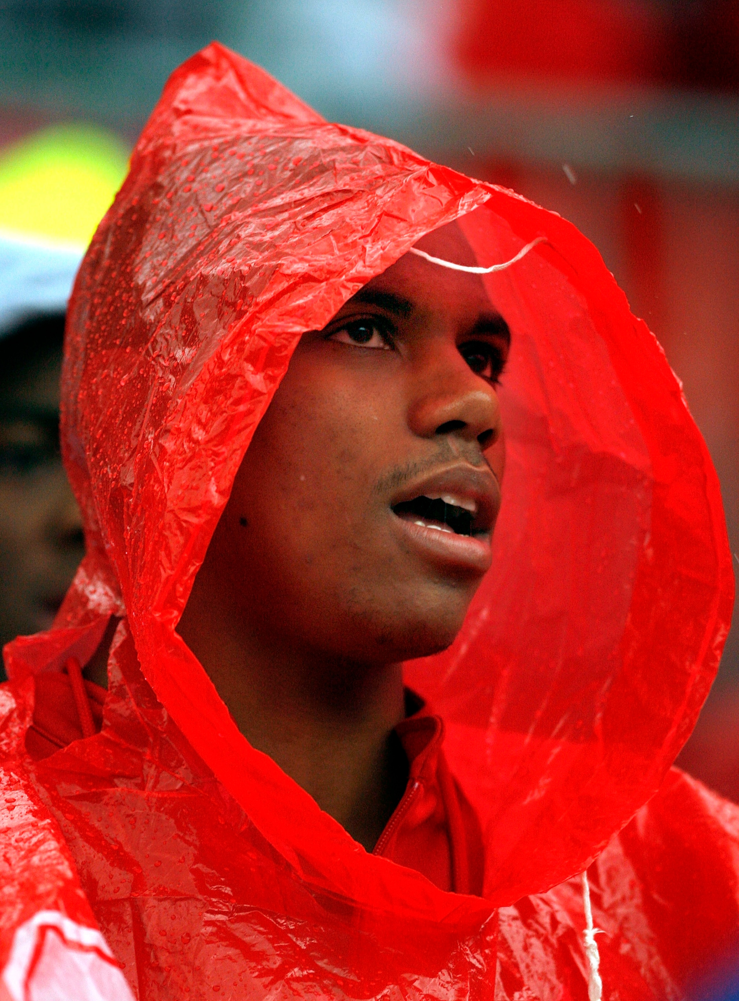 COLUMBUS, OH - APRIL 19:  Standout high school quarterback and incoming freshman Terrelle Pryor of the Ohio State University Buckeyes watches from the stands during the second quarter of their Spring Game on April 19, 2008 at Ohio Stadium in Columbus, Ohi