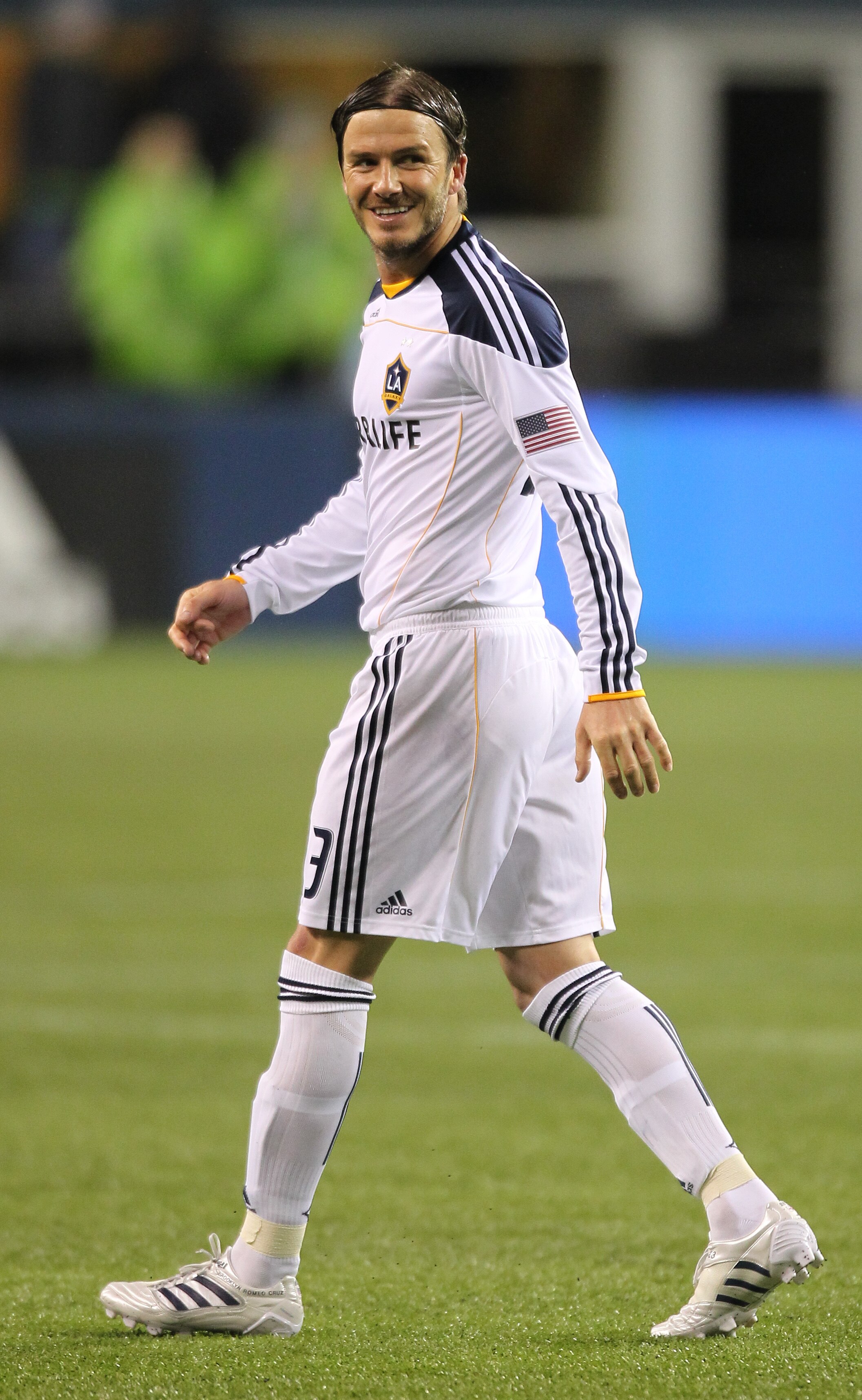 SEATTLE, WA - MARCH 15:  David Beckham #23 of the Los Angeles Galaxy looks on during the game against the Seattle Sounders FC at Qwest Field on March 15, 2011 in Seattle, Washington. (Photo by Otto Greule Jr/Getty Images)
