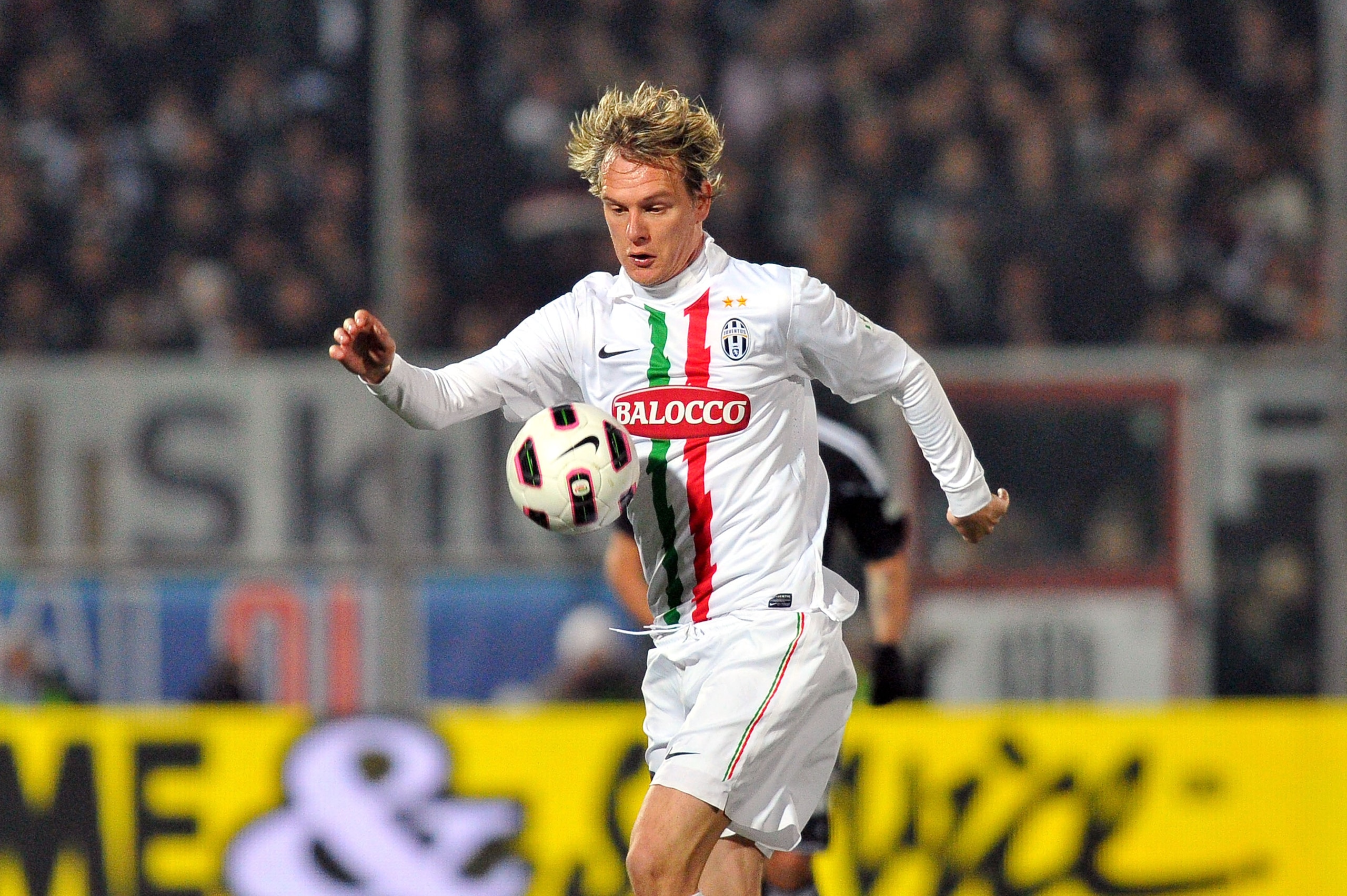 CESENA, ITALY - MARCH 12:  Milos Krasic of Juventus in action during the Serie A match between AC Cesena and Juventus FC at Dino Manuzzi Stadium on March 12, 2011 in Cesena, Italy.  (Photo by Roberto Serra/Getty Images)
