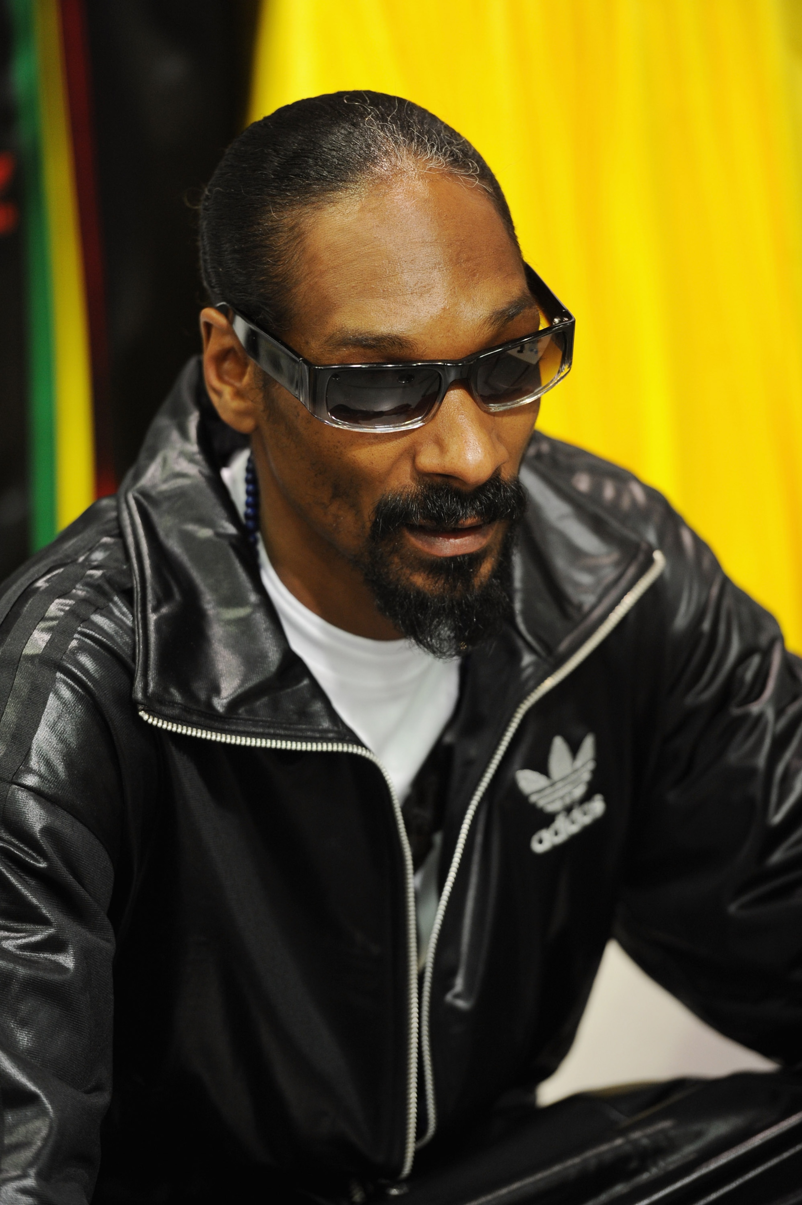 LONDON, ENGLAND - JULY 09:  Snoop Dogg attends a Press conference for adidas at the Footlocker Oxford Street store on July 9, 2010 in London, England.  (Photo by Ian Gavan/Getty Images for adidas)