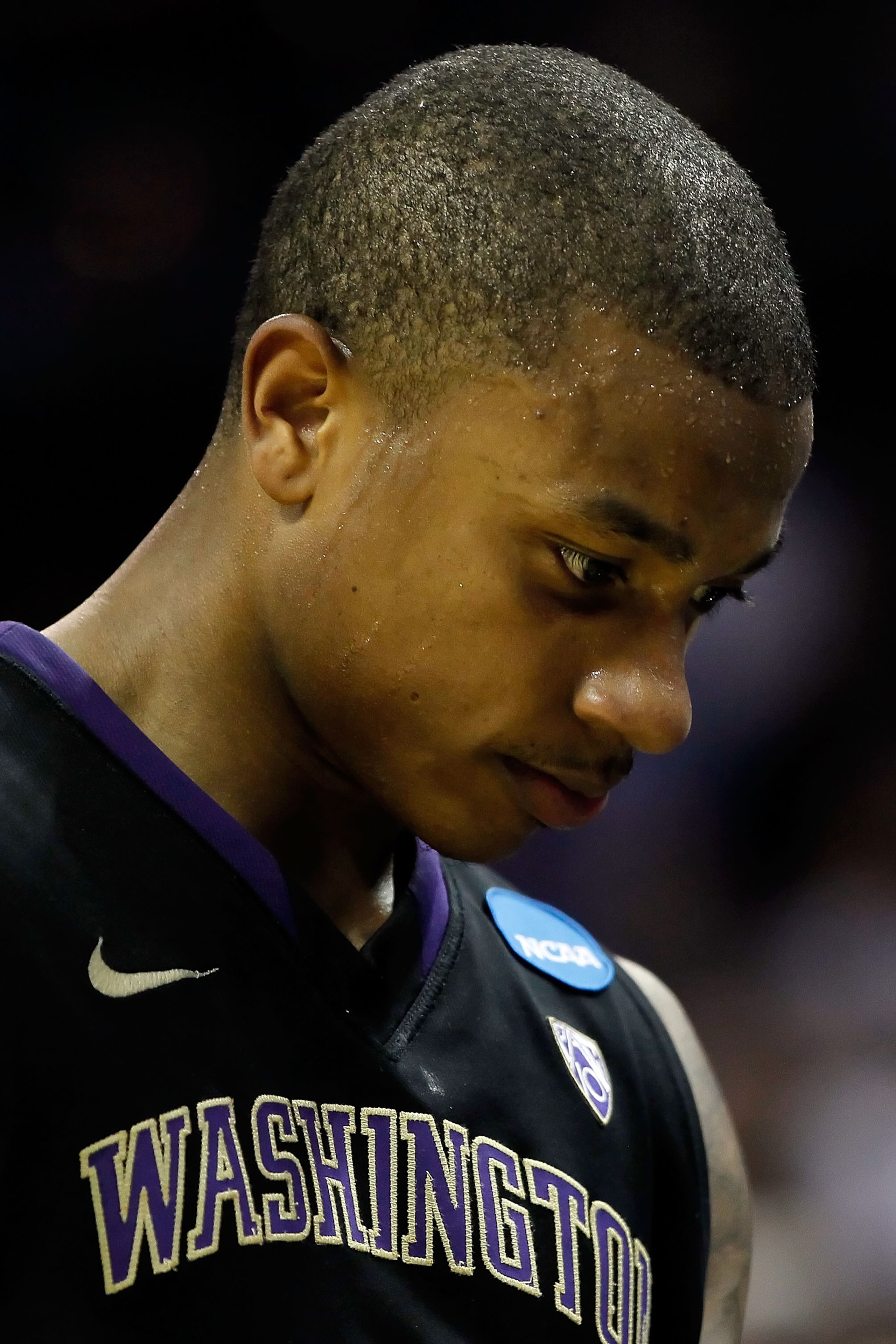 CHARLOTTE, NC - MARCH 20:  Isaiah Thomas #2 of the Washington Huskies reacts after the Huskies were defeated 86-83 by the North Carolina Tar Heels during the third round of the 2011 NCAA men's basketball tournament at Time Warner Cable Arena on March 20,
