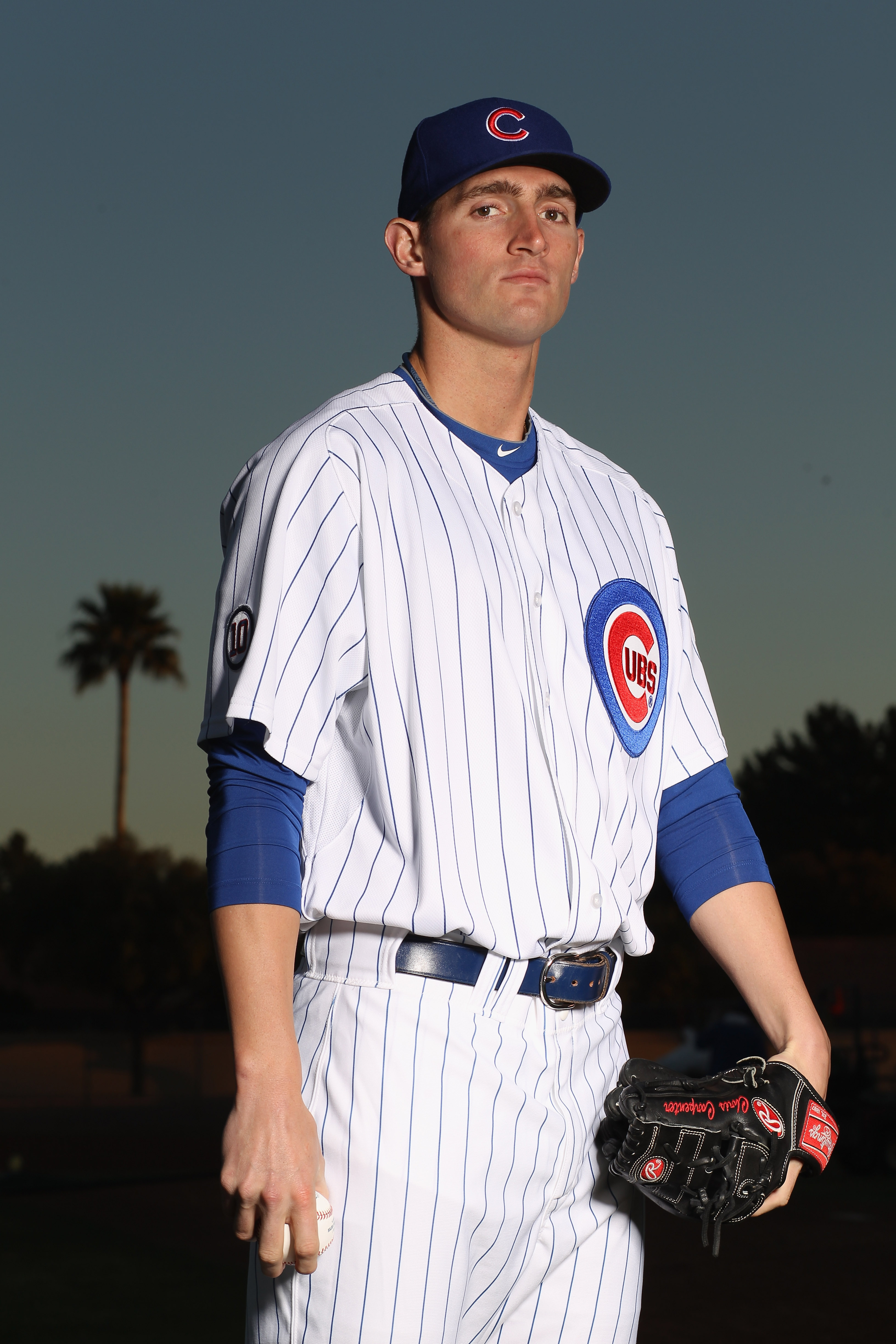 MESA, AZ - FEBRUARY 22:  Chris Carpenter #60 of the Chicago Cubs poses for a portrait during media photo day at Finch Park on February 22, 2011 in Mesa, Arizona.  (Photo by Ezra Shaw/Getty Images)