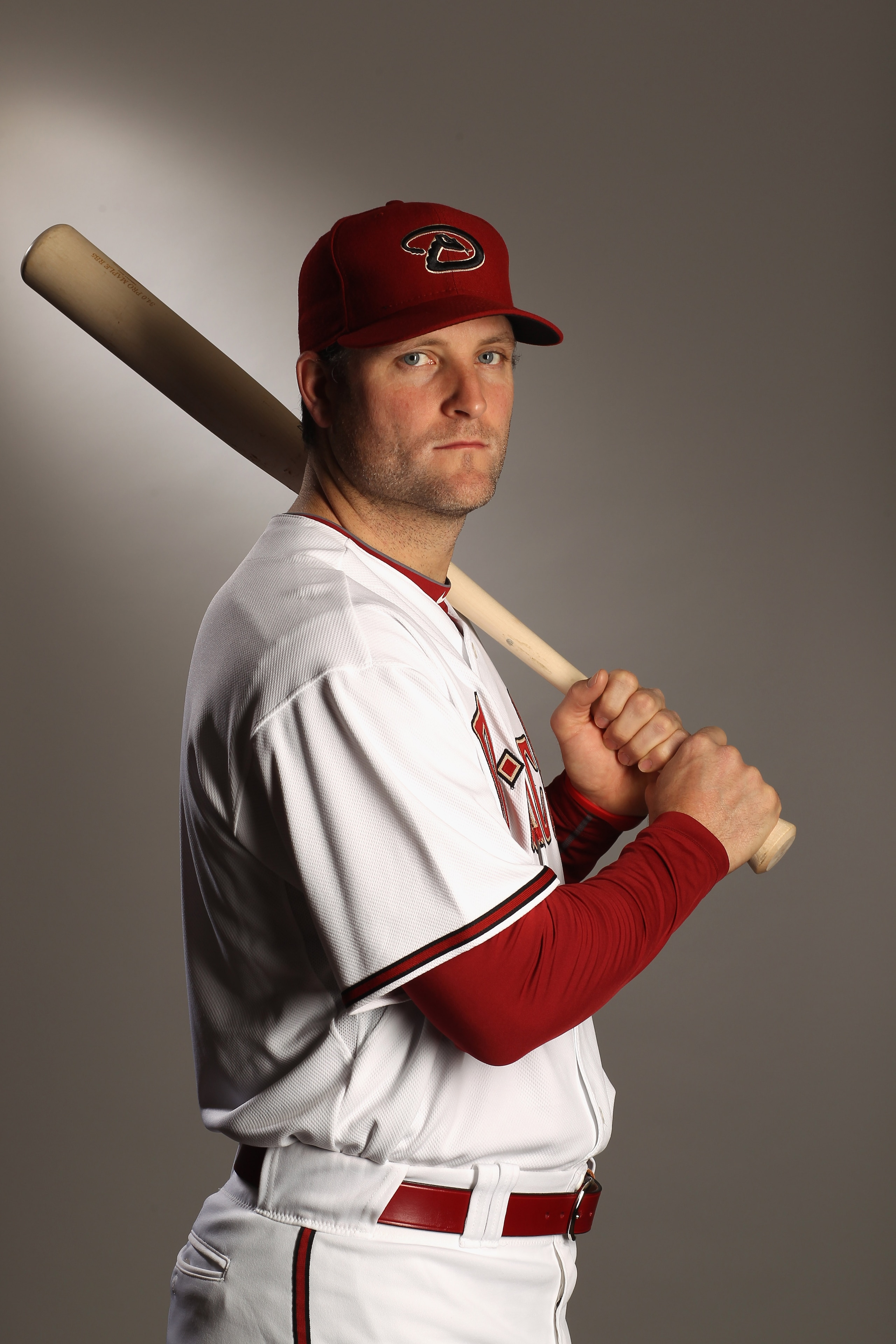 SCOTTSDALE, AZ - FEBRUARY 21:  Russell Branyan of the Arizona Diamondbacks poses for a portrait at Salt River Fields at Talking Stick on February 21, 2011 in Scottsdale, Arizona.  (Photo by Ezra Shaw/Getty Images)