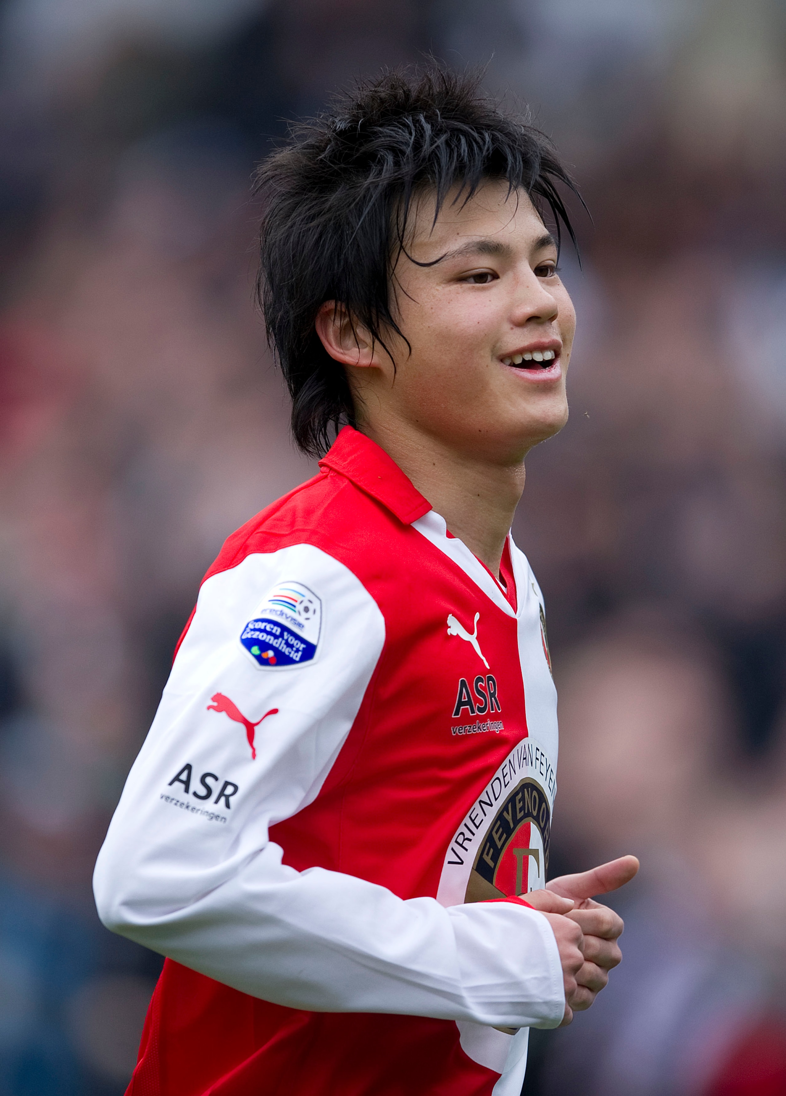 ROTTERDAM, NETHERLANDS - MARCH 13:  Ryo Miyaichi during the Eredivisie match between Feyenoord and NAC at the Kuip on March 13, 2011 in Rotterdam, Netherlands.  (Photo by Olaf Kraak/Getty Images)