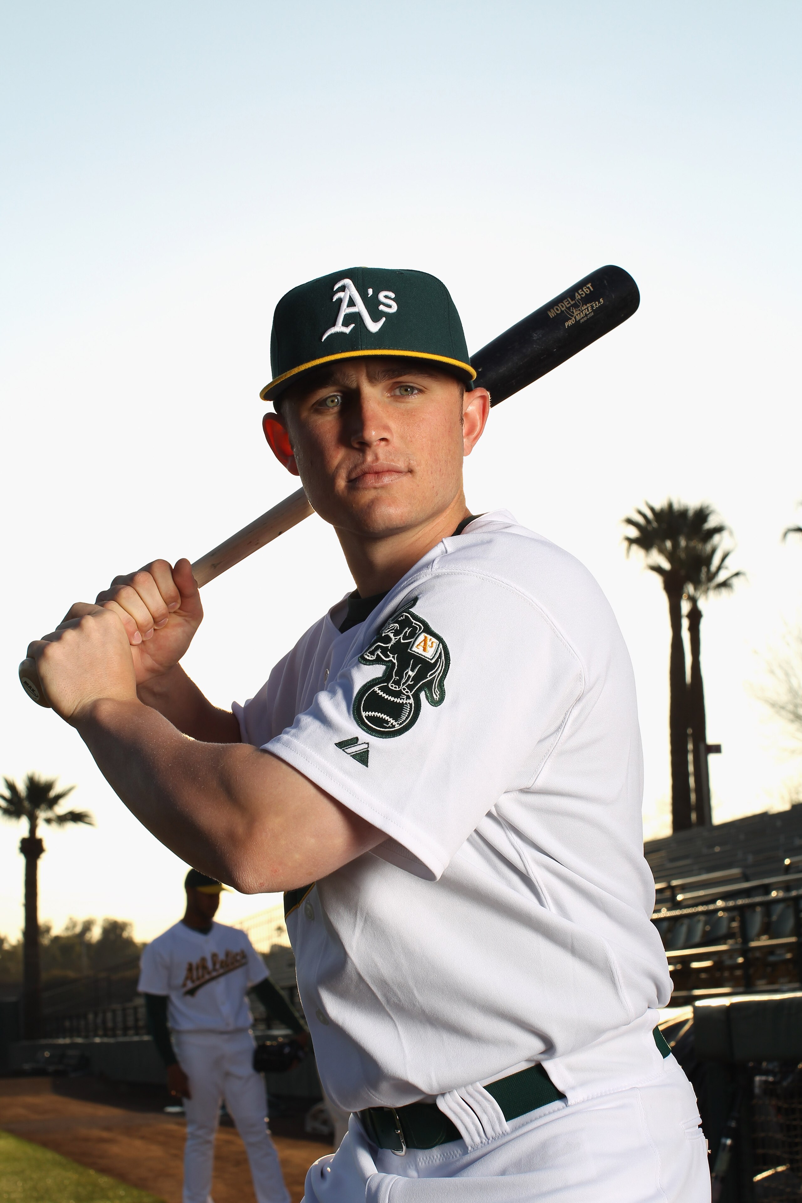 PHOENIX, AZ - FEBRUARY 24: Max Stassi #61 of the Oakland Athletics poses for a portrait during media photo day at Phoenix Municipal Stadium on February 24, 2011 in Phoenix, Arizona. (Photo by Ezra Shaw/Getty Images) PHOENIX, AZ - FEBRUARY 24: Max Stassi #61 of the Oakland Athletics poses for a portrait during media photo day at Phoenix Municipal Stadium on February 24, 2011 in Phoenix, Arizona. (Photo by Ezra Shaw/Getty Images)