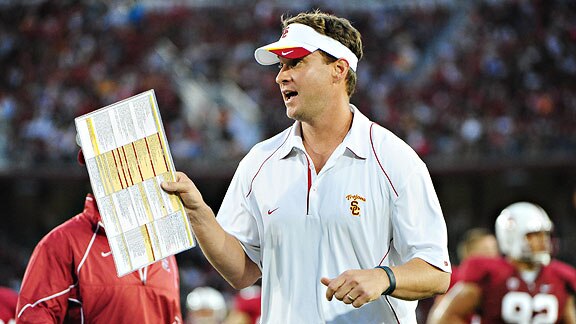 USC head coach Lane Kiffin