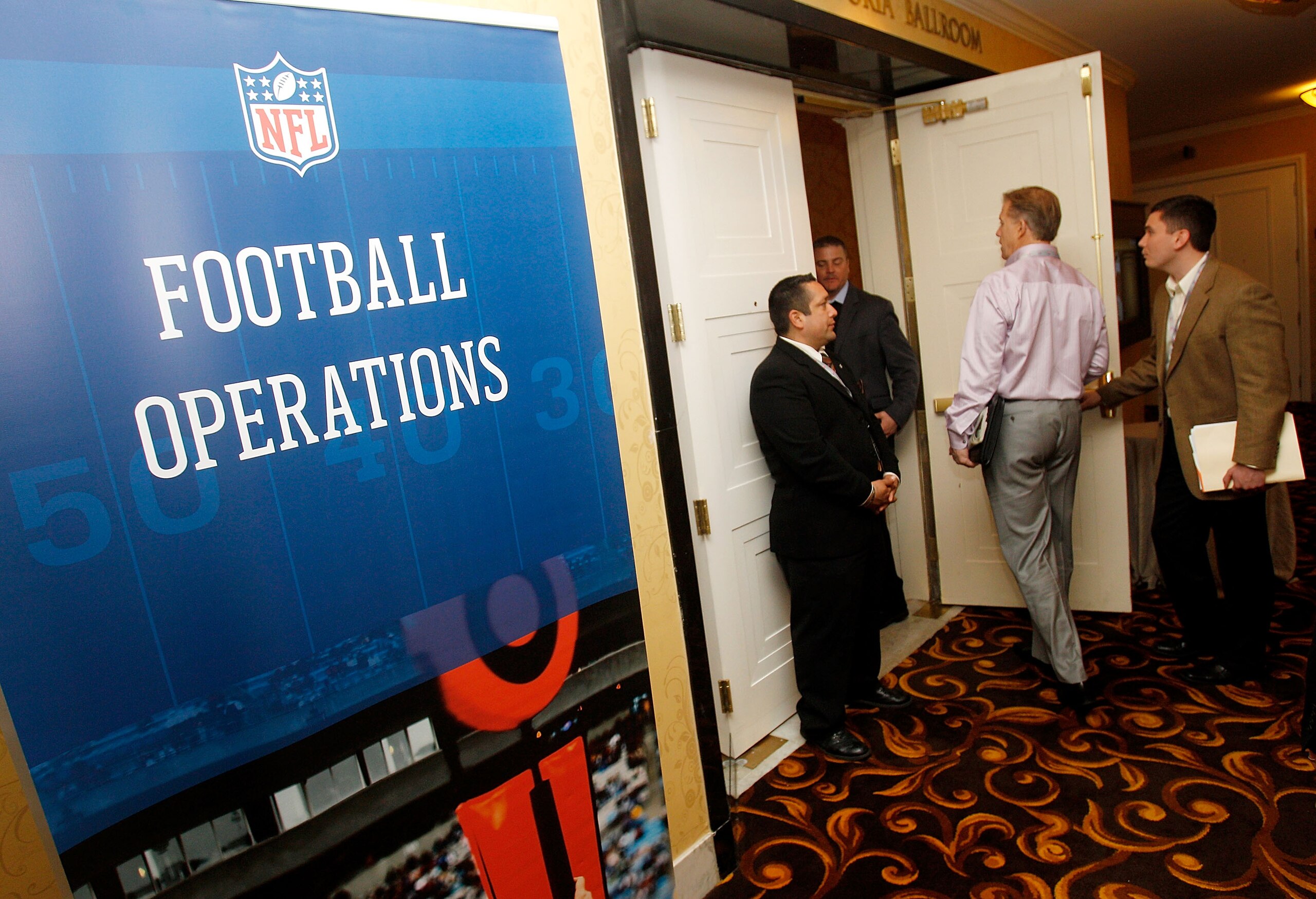 NEW ORLEANS, LA - MARCH 21:  Owners and Coachs attend the NFL Annual Meetings at the Roosevelt Hotel on March 21, 2011 in New Orleans, Louisiana. Despite a NFL owners imposed lockout in effect since March 12 the league is conducting its annual owners meet
