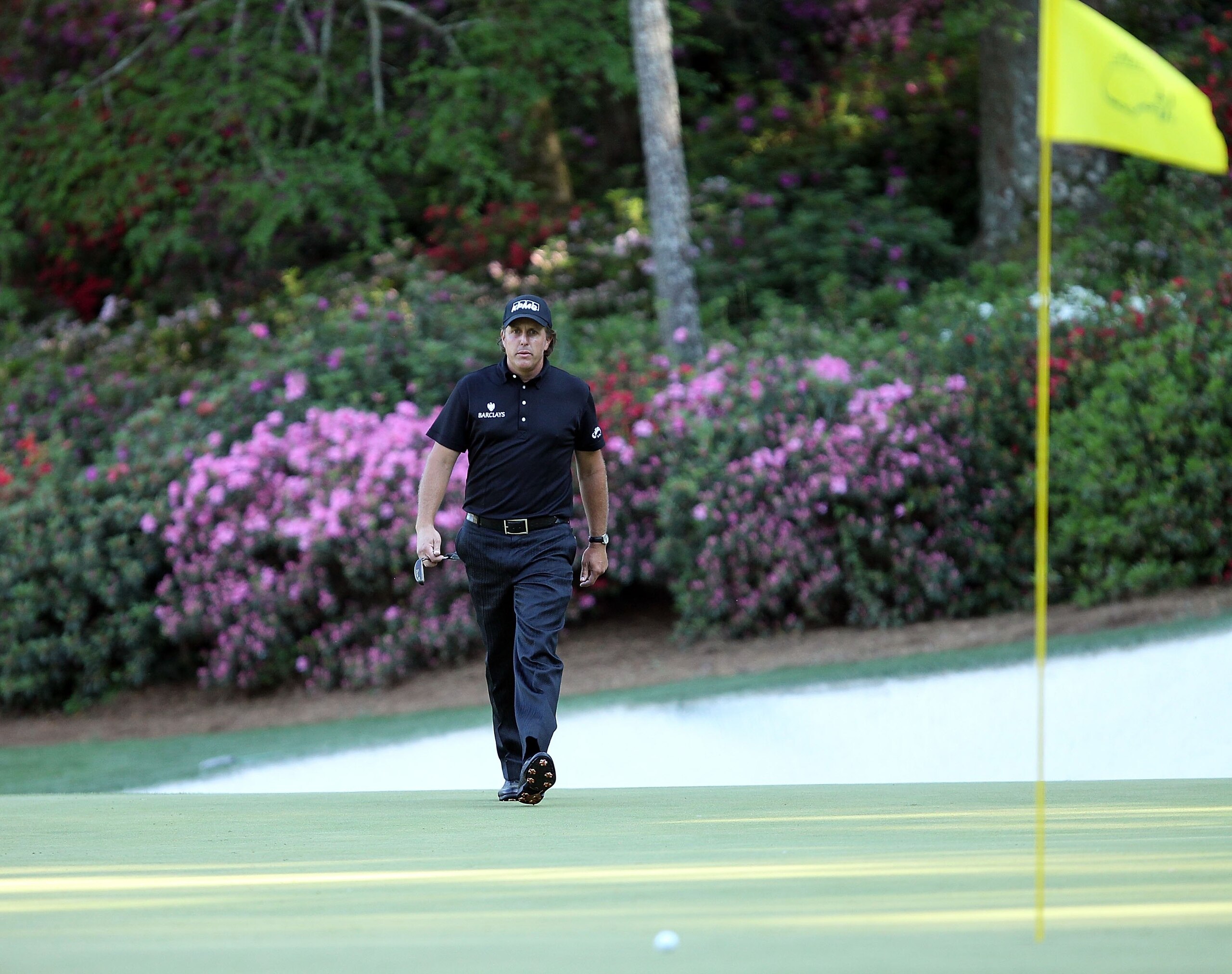 AUGUSTA, GA - APRIL 11: Phil Mickelson during the final round of the 2010 Masters Tournament at Augusta National Golf Club on April 11, 2010 in Augusta, Georgia. (Photo by Streeter Lecka/Getty Images for Golf Week) AUGUSTA, GA - APRIL 11: Phil Mickelson during the final round of the 2010 Masters Tournament at Augusta National Golf Club on April 11, 2010 in Augusta, Georgia. (Photo by Streeter Lecka/Getty Images for Golf Week)