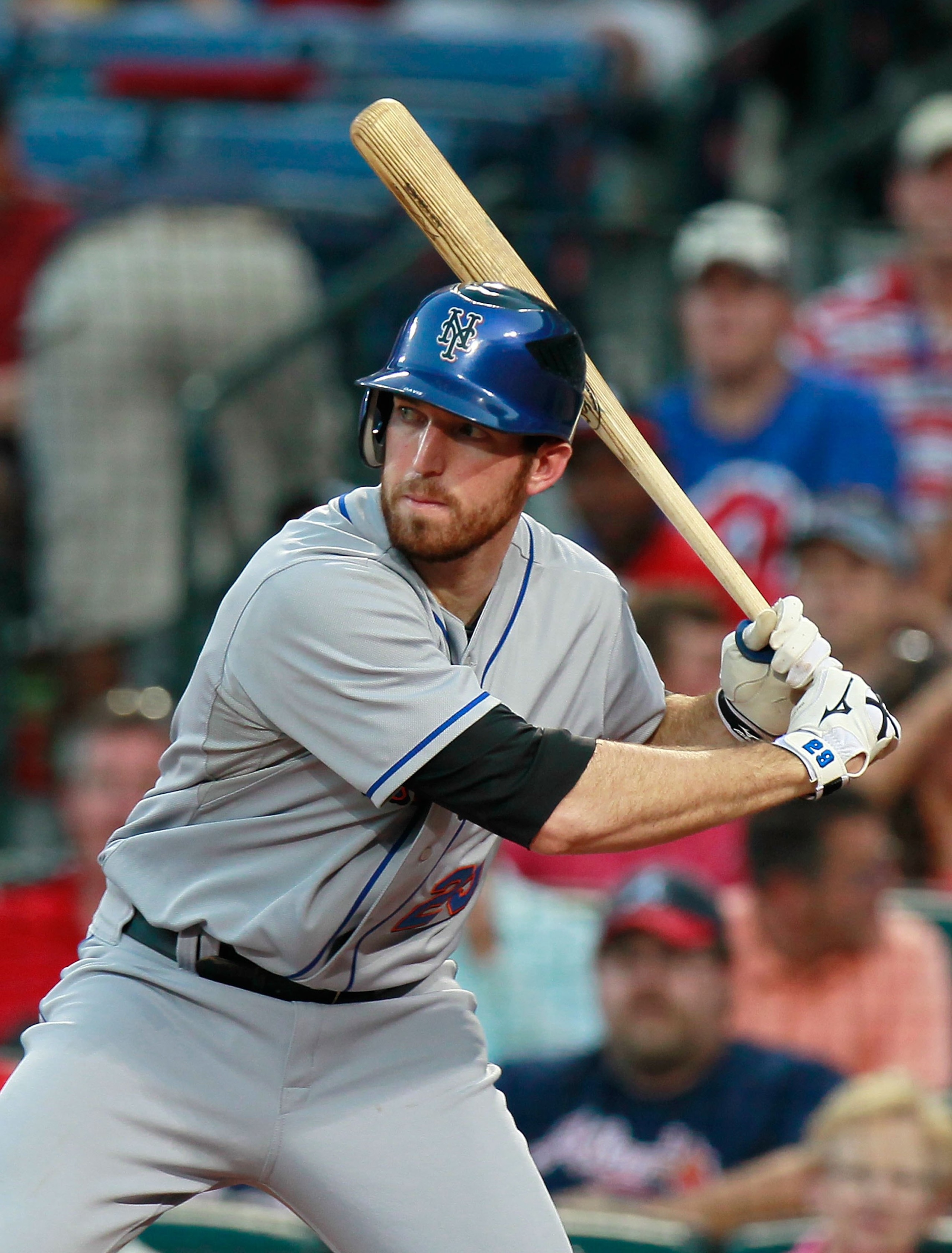 ATLANTA - SEPTEMBER 01:  Ike Davis #29 of the New York Mets against the Atlanta Braves at Turner Field on September 1, 2010 in Atlanta, Georgia.  (Photo by Kevin C. Cox/Getty Images)