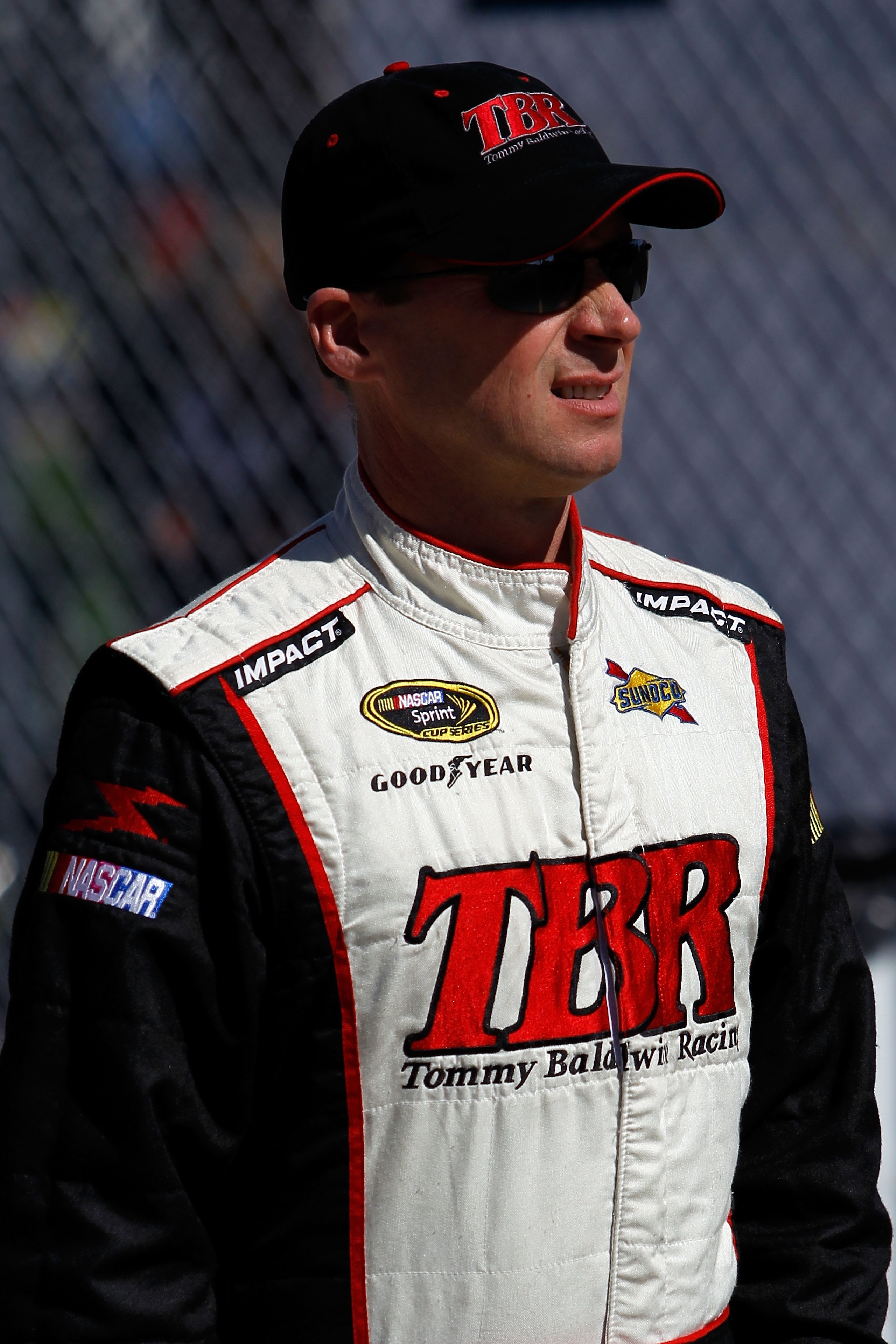DAYTONA BEACH, FL - FEBRUARY 13: Dave Blaney, driver of the #36 Tommy Baldwin Racing Chevrolet, looks on during qualifying for the NASCAR Sprint Cup Series Daytona 500 at Daytona International Speedway on February 13, 2011 in Daytona Beach, Florida. (Ph DAYTONA BEACH, FL - FEBRUARY 13: Dave Blaney, driver of the #36 Tommy Baldwin Racing Chevrolet, looks on during qualifying for the NASCAR Sprint Cup Series Daytona 500 at Daytona International Speedway on February 13, 2011 in Daytona Beach, Florida. (Ph