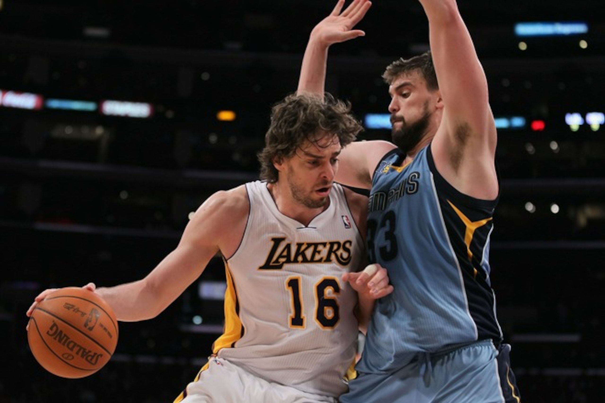 Marc Gasol Defending his big brother Pau Gasol