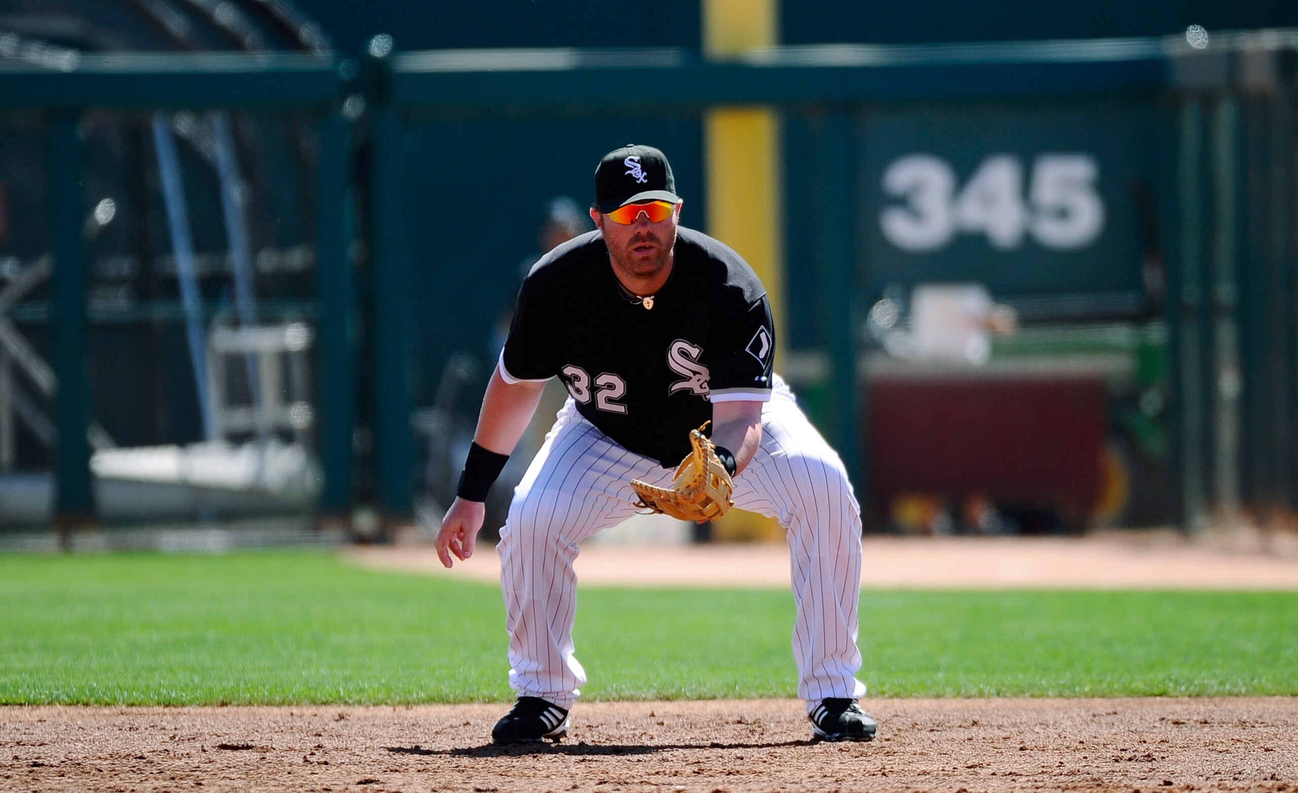 GLENDALE, AZ - MARCH 11:  Adam Dunn #32 of the Chicago White Sox during the spring training baseball game against Chicago Cubs at Camelback Ranch on March 11, 2011 in Glendale, Arizona.  (Photo by Kevork Djansezian/Getty Images)