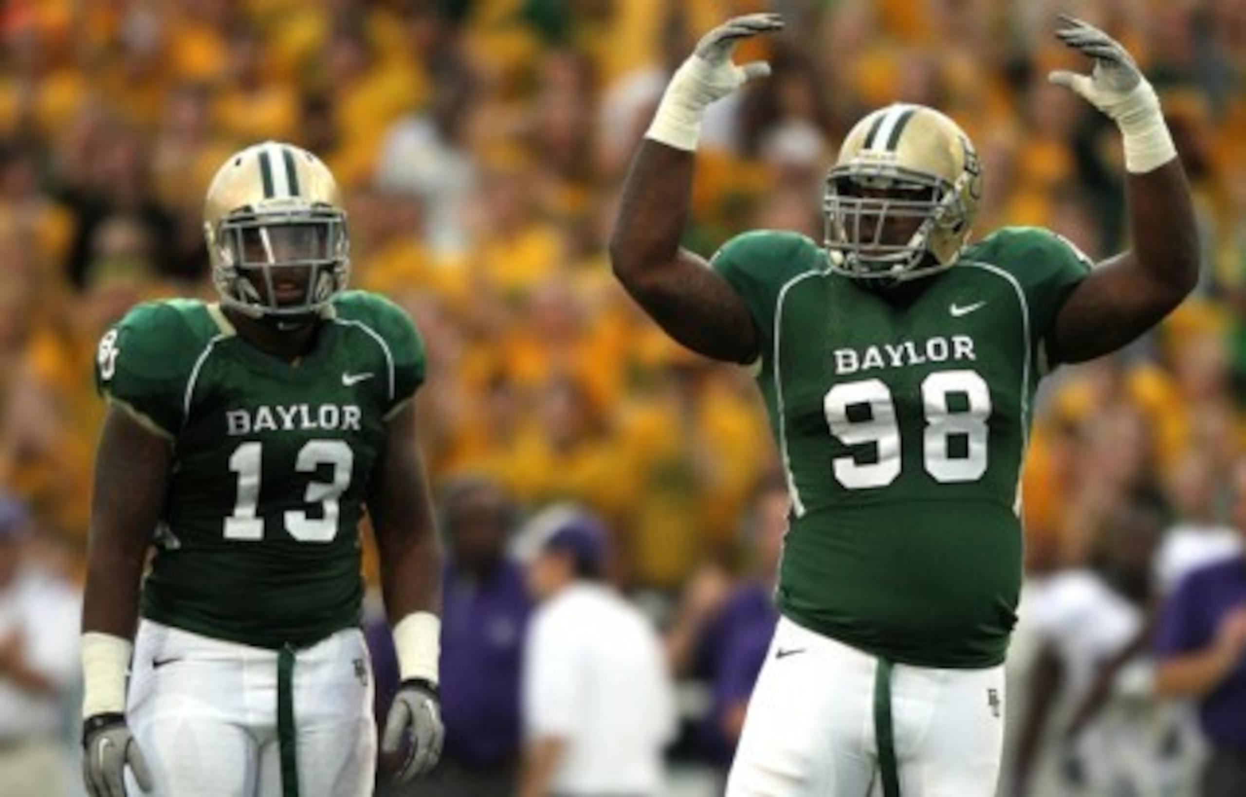 Phil Taylor was a run stuffing Nose Tackle at Baylor