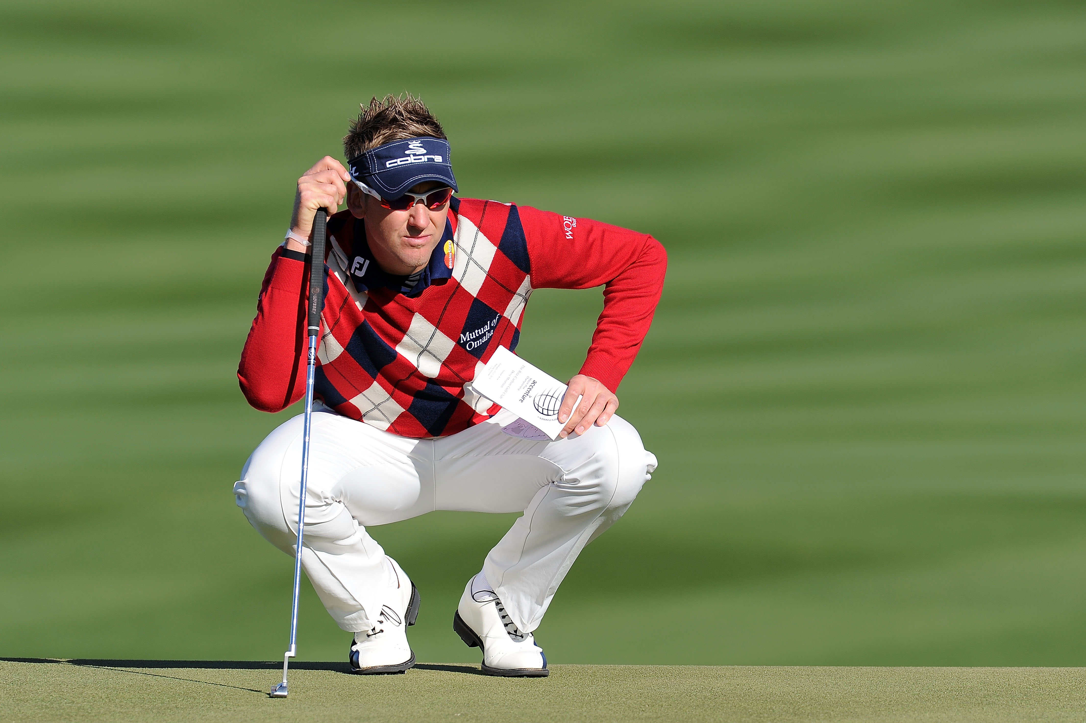 MARANA, AZ - FEBRUARY 23:  Ian Poulter of England looks on during the first round of the Accenture Match Play Championship at the Ritz-Carlton Golf Club on February 23, 2011 in Marana, Arizona.  (Photo by Stuart Franklin/Getty Images)