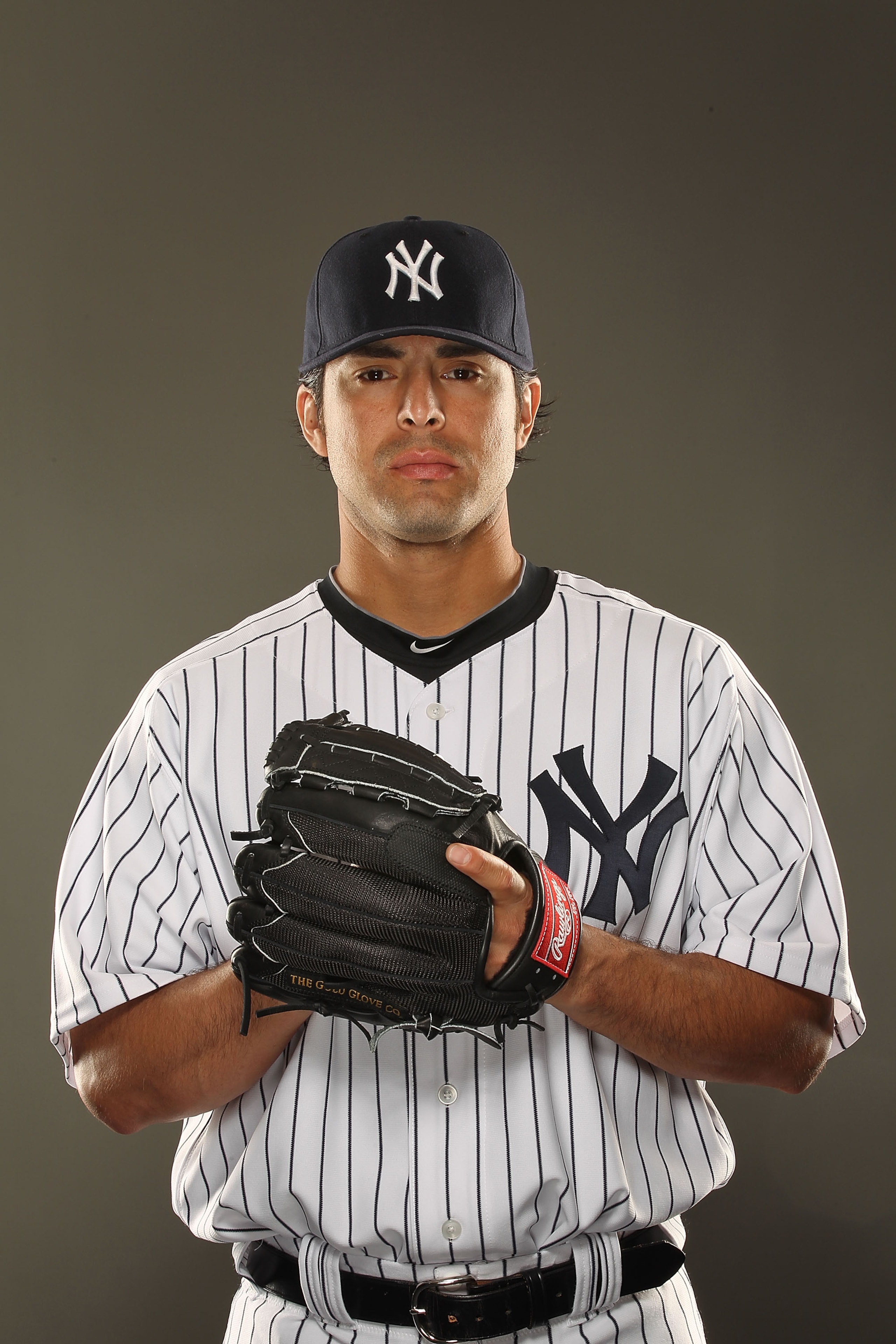 TAMPA, FL - FEBRUARY 23:  Sergio Mitre #45 of the New York Yankees poses for a portrait on Photo Day at George M. Steinbrenner Field on February 23, 2011 in Tampa, Florida.  (Photo by Al Bello/Getty Images)