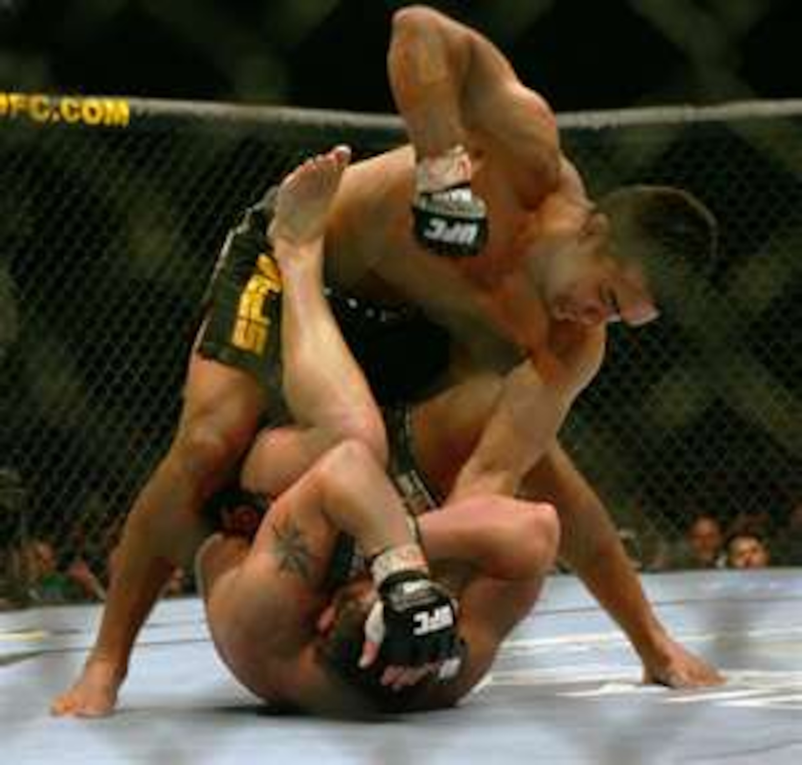Lyoto Machida brutalizing his opponent