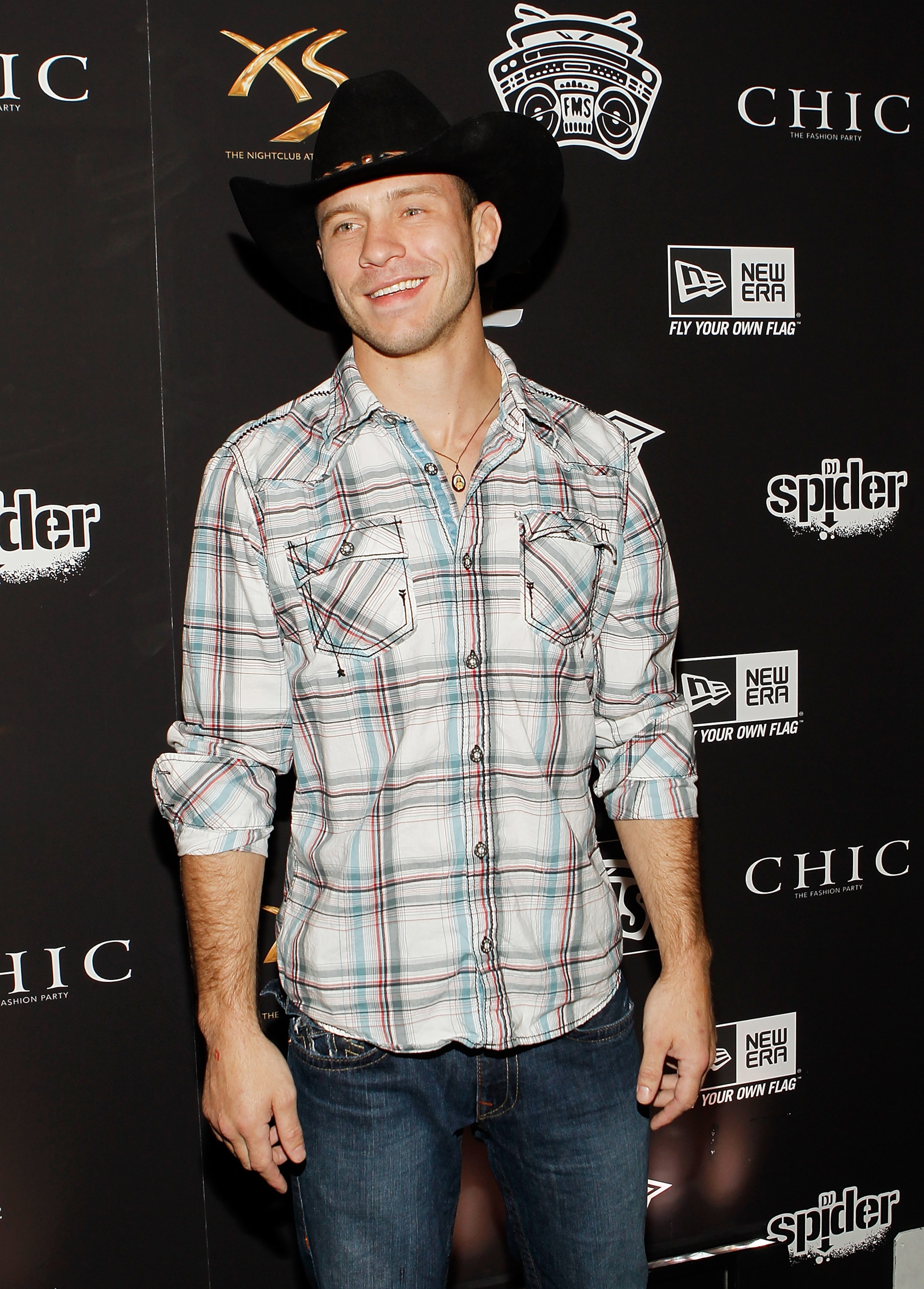 LAS VEGAS - FEBRUARY 15: UFC fighter Donald 'Cowboy' Cerrone arrives at UFC, Famous Stars and Straps and New Era's 'The Magic Party' at XS the nightclub on February 15, 2011 in Las Vegas, Nevada. (Photo by Isaac Brekken/Getty Images) LAS VEGAS - FEBRUARY 15: UFC fighter Donald 'Cowboy' Cerrone arrives at UFC, Famous Stars and Straps and New Era's 'The Magic Party' at XS the nightclub on February 15, 2011 in Las Vegas, Nevada. (Photo by Isaac Brekken/Getty Images)