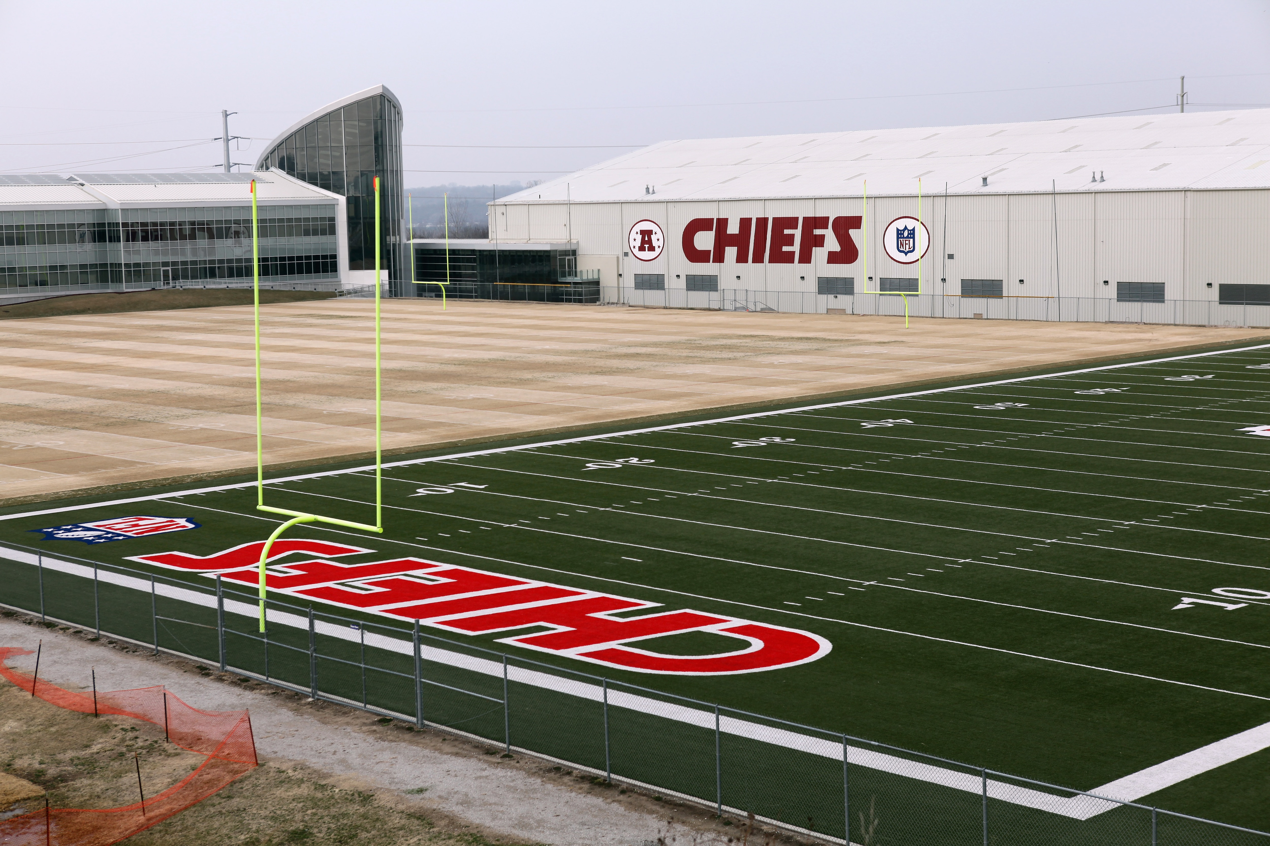 KANSAS CITY, MO - MARCH 04:  A general view of the Kansas City Chiefs practice facility outside Arrowhead Stadium as the NFL lockout looms while negotiations are extended on March 4, 2011 at Arrowhead Stadium in Kansas City, Missouri.  (Photo by Jamie Squ