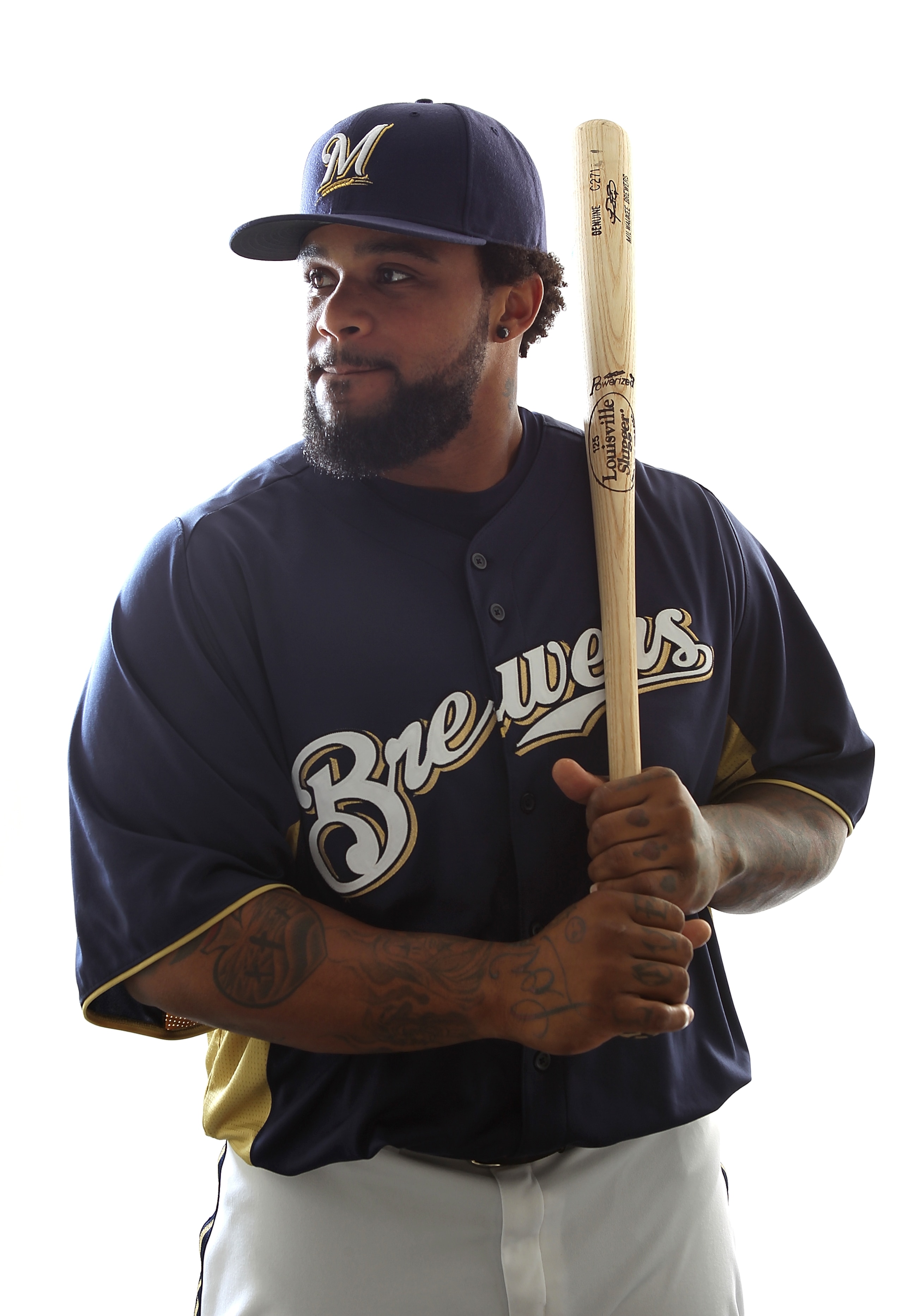MARYVALE, AZ - FEBRUARY 24: Prince Fielder #28 of the Milwaukee Brewers poses for a portrait during Spring Training Media Day on February 24, 2011 at Maryvale Stadium in Maryvale, Arizona. (Photo by Jonathan Ferrey/Getty Images) MARYVALE, AZ - FEBRUARY 24: Prince Fielder #28 of the Milwaukee Brewers poses for a portrait during Spring Training Media Day on February 24, 2011 at Maryvale Stadium in Maryvale, Arizona. (Photo by Jonathan Ferrey/Getty Images)