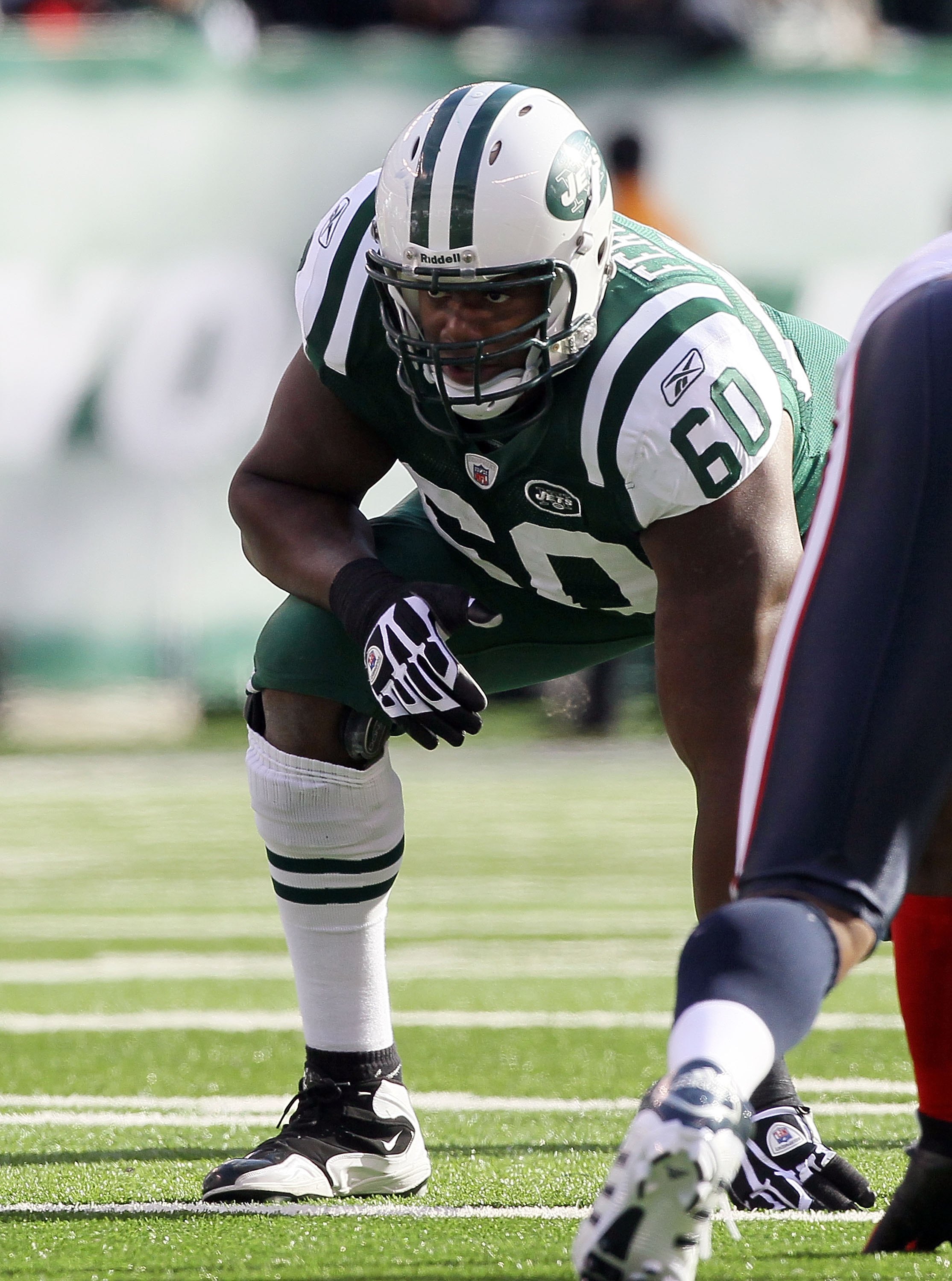 New York Jets linebacker Sherrod Greene (32) in action during the